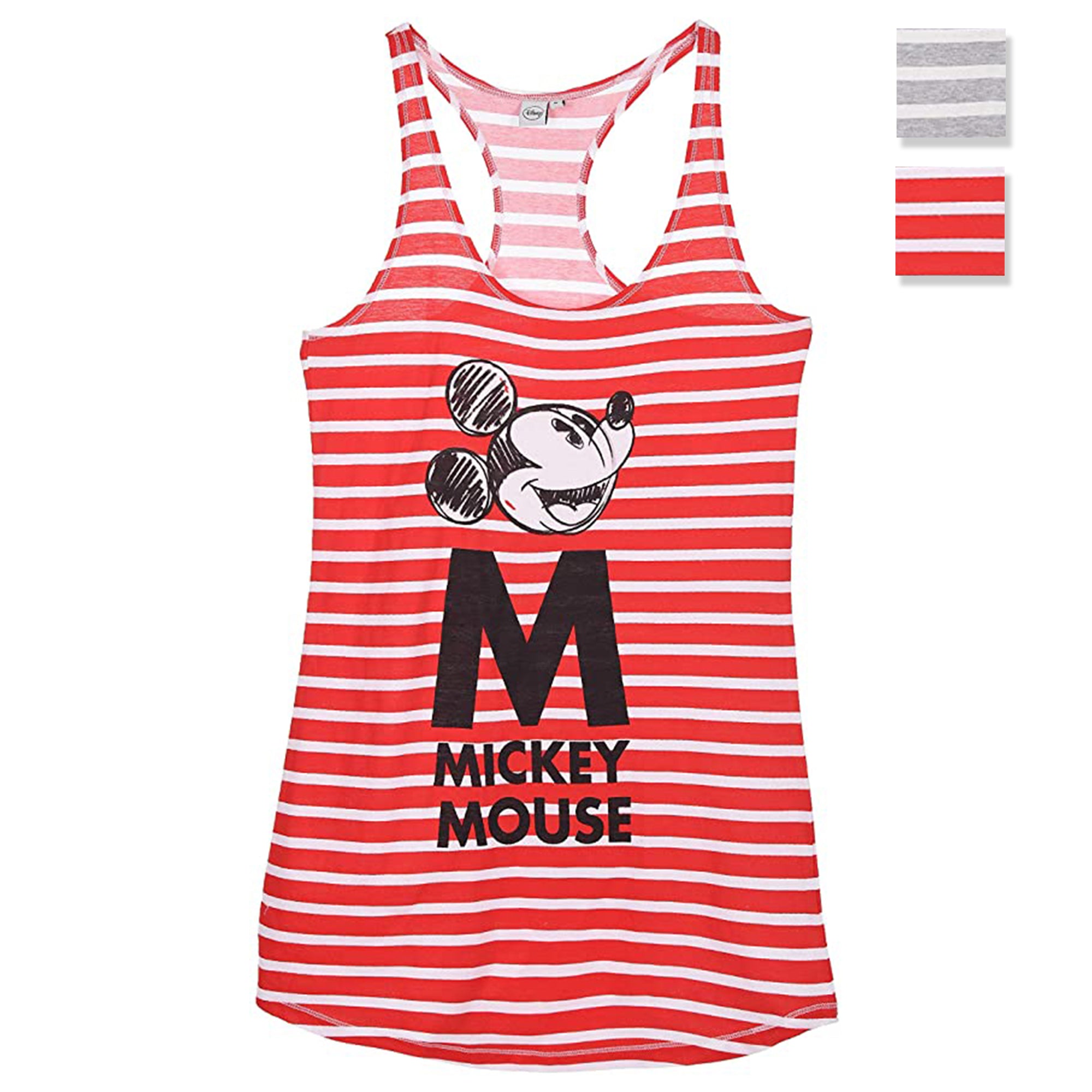 Camicia da notte donna Disney Mickey Mouse canotta lunga in cotone 2897