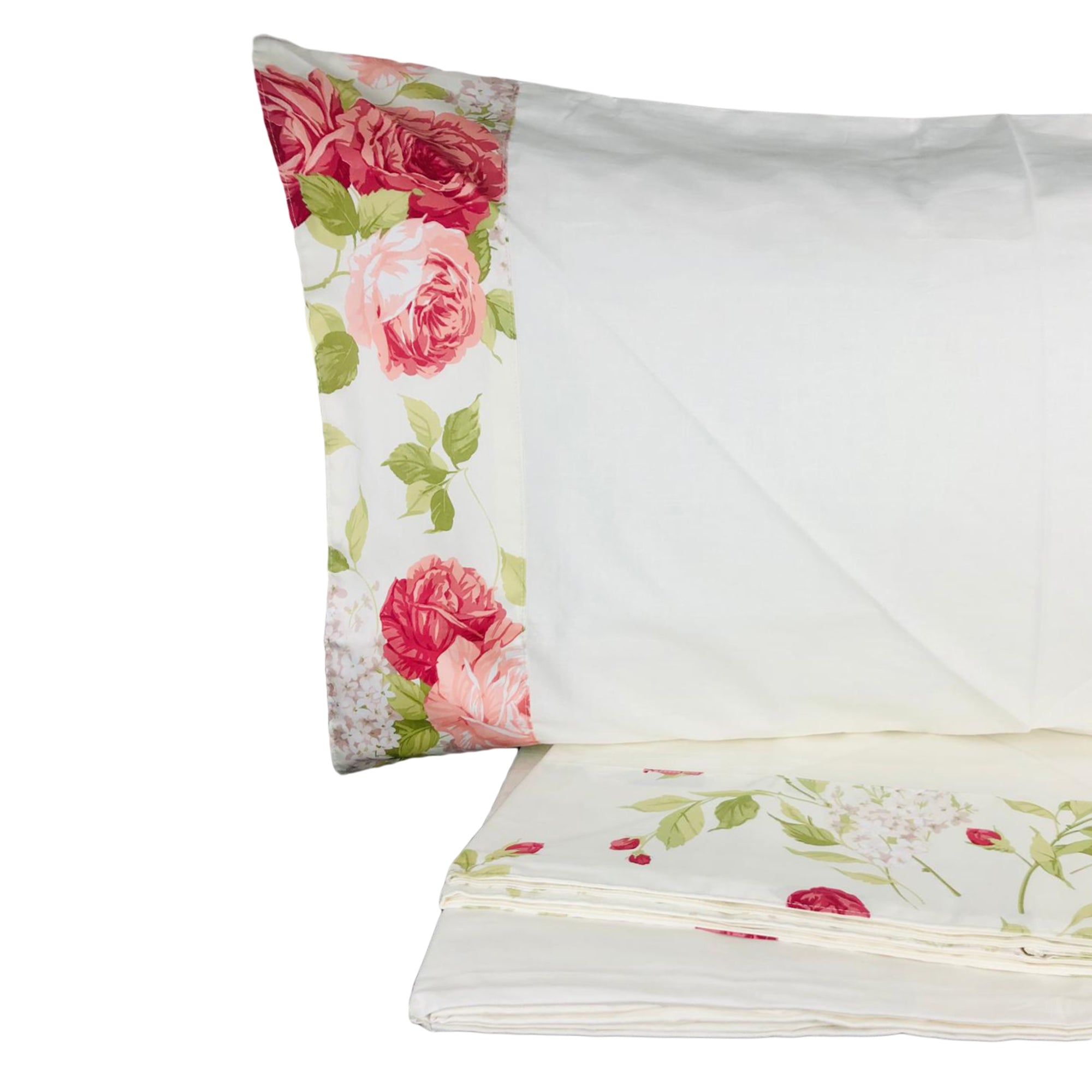 Completo lenzuola cotone per letto matrimoniale IRGE 250x290 cm Sophie 2970