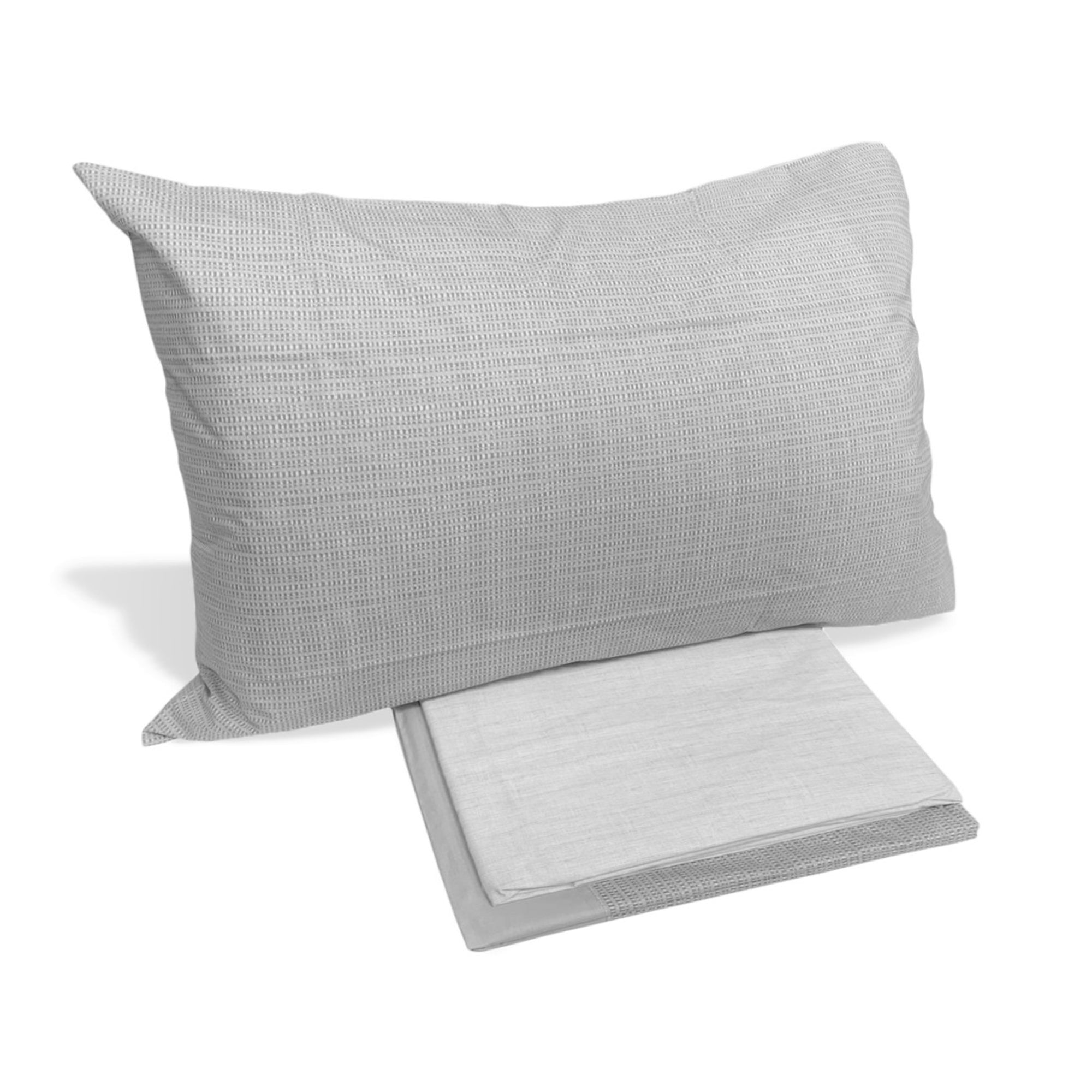 Completo lenzuola in cotone stampato letto matrimoniale Gabel 2 piazze 3086