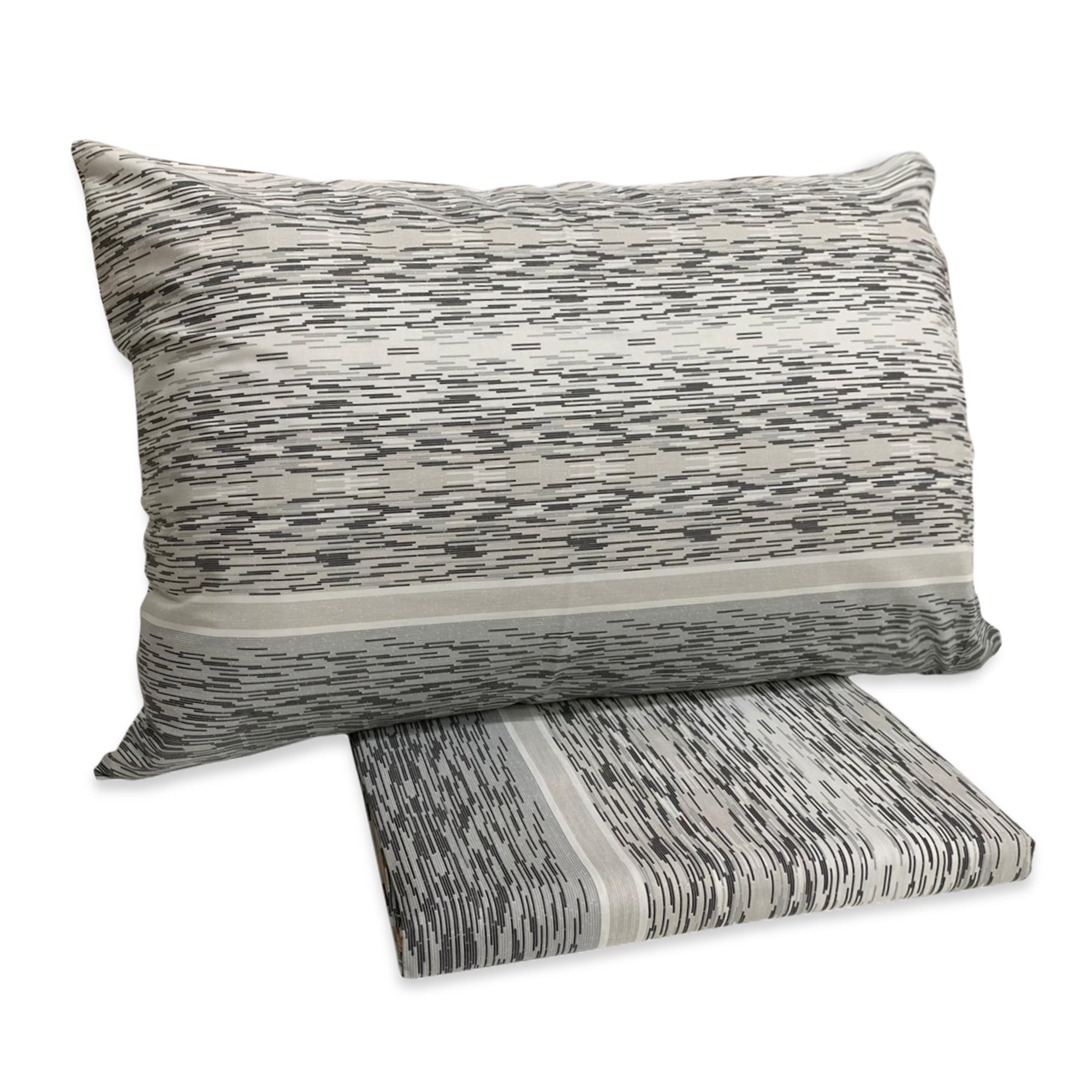 Completo lenzuola in cotone stampato letto matrimoniale Imberti 2 piazze 3087