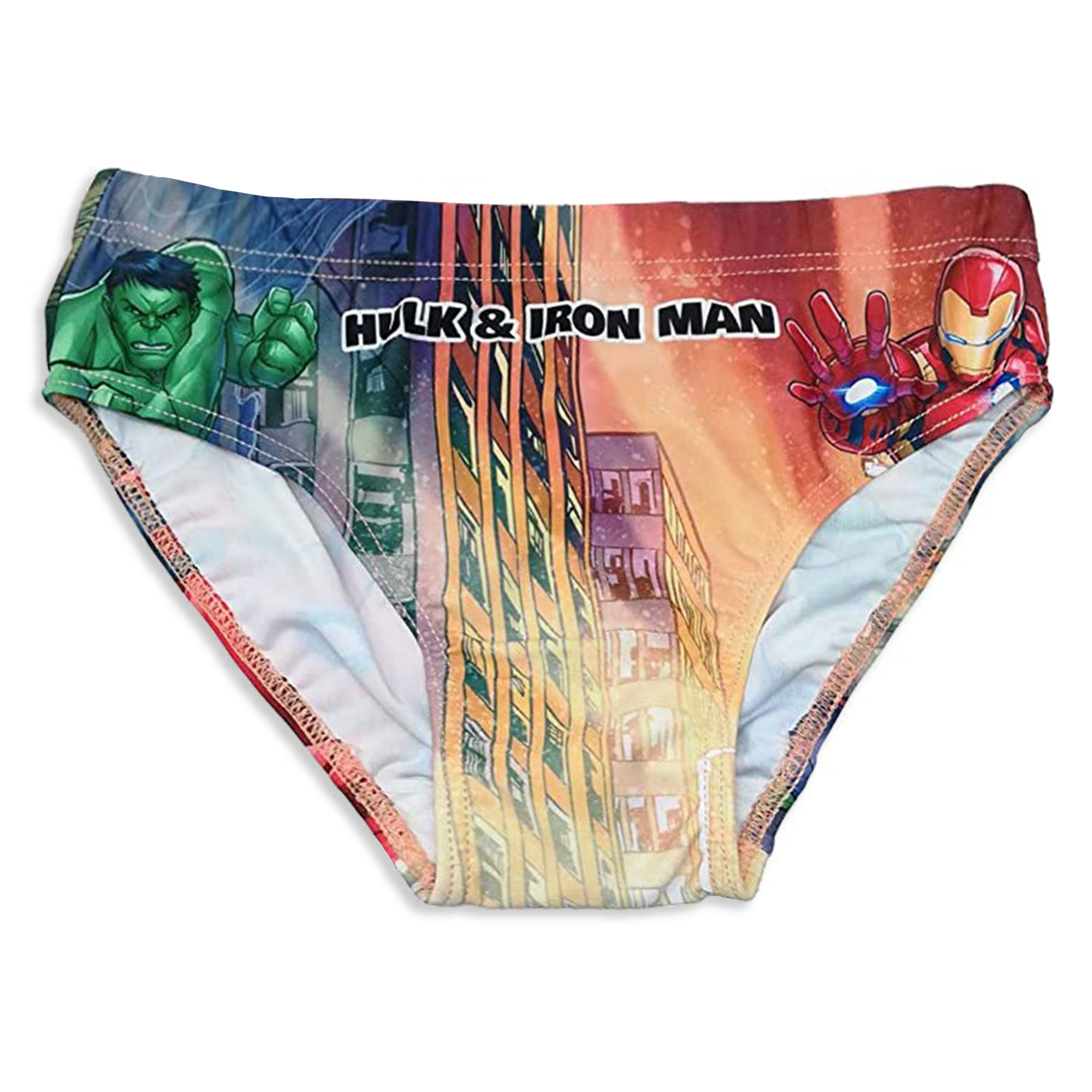 Costume da mare ufficiale Marvel Avengers per bambino slip piscina 3112