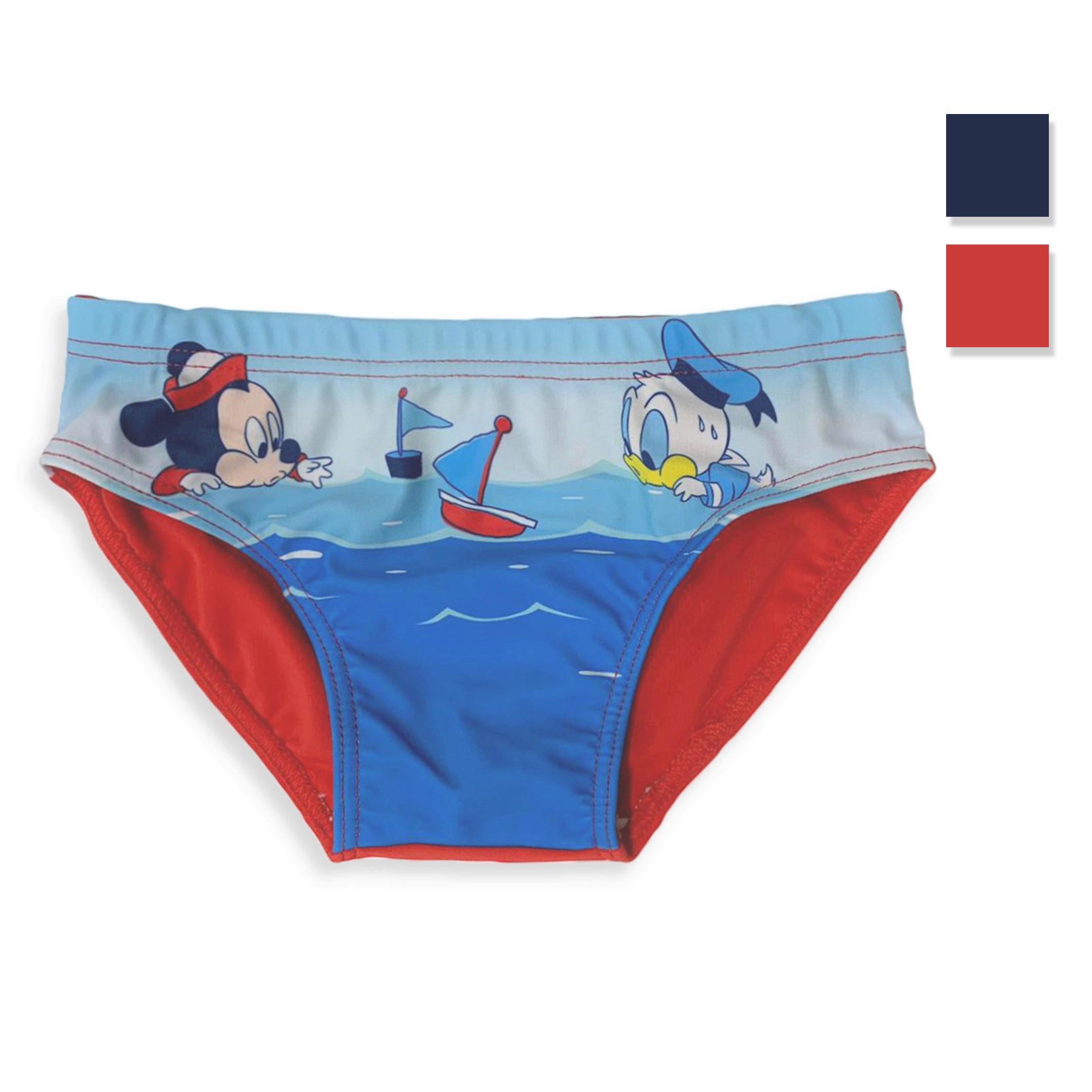 Costume da mare ufficiale Disney Mickey Mouse per bambino slip piscina 3120