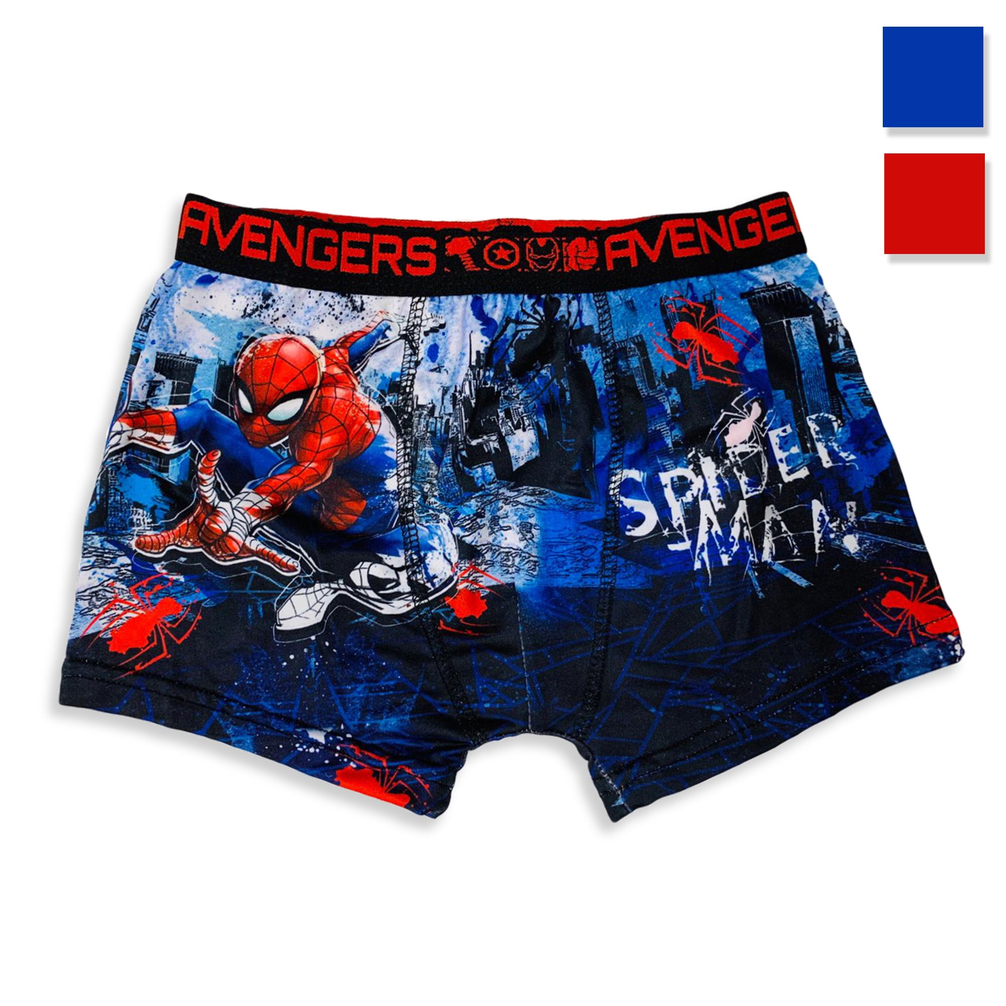 Boxer ufficiale Marvel Spiderman per bambino slip con elastico 3126