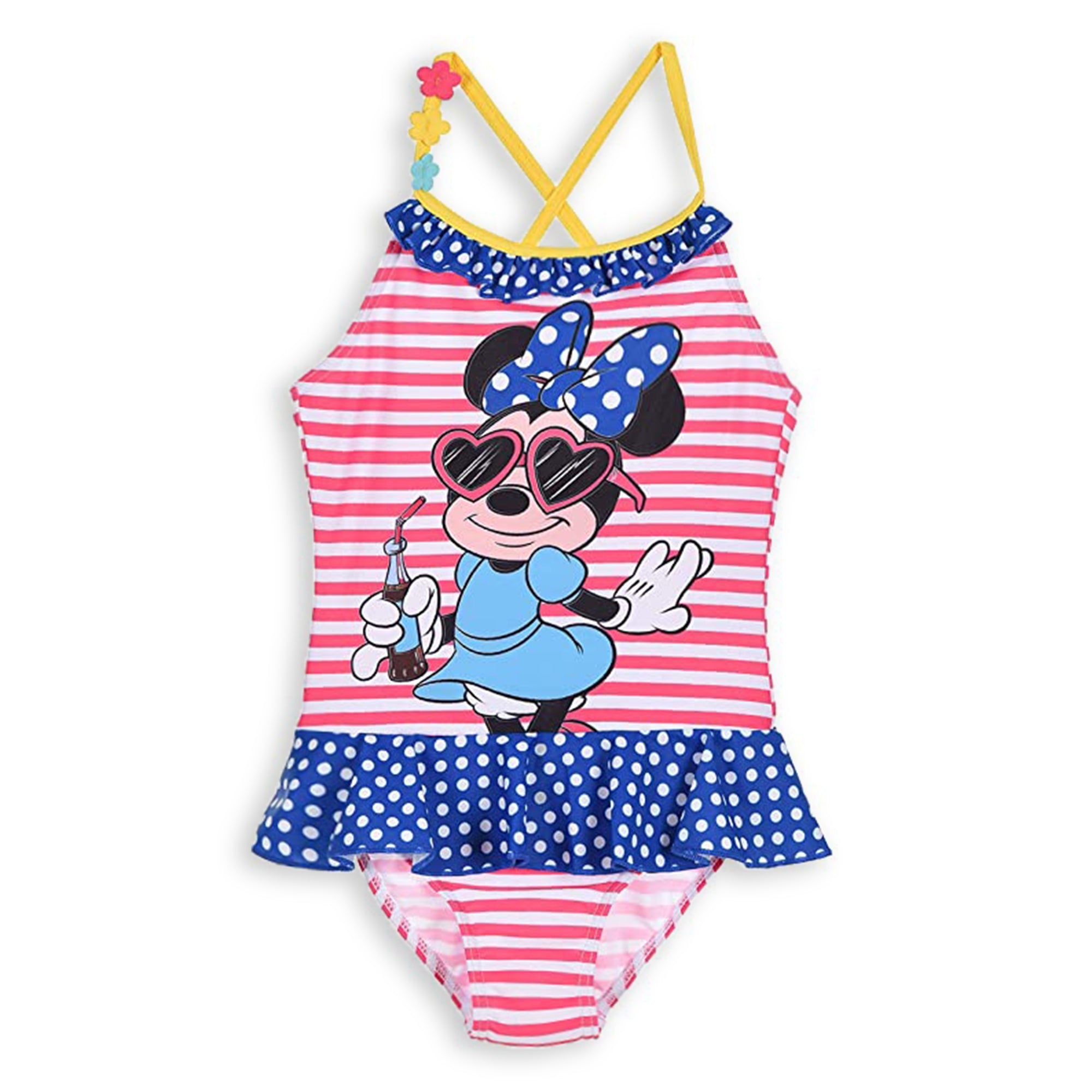 Costume intero da mare ufficiale Disney Minnie per bambina piscina 3127