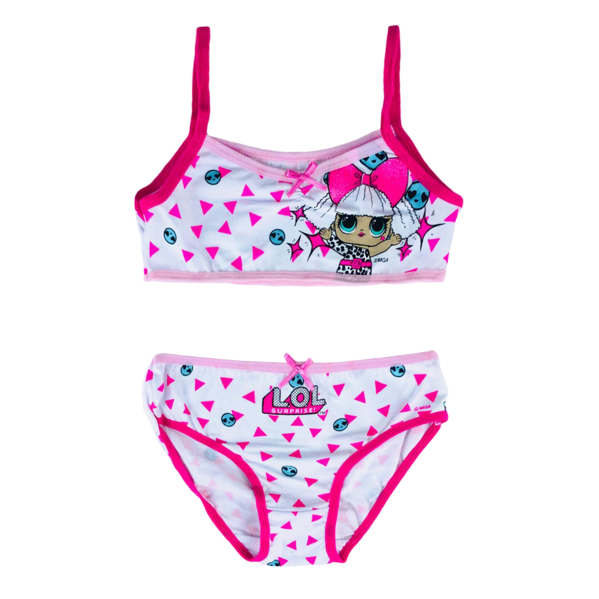 Pigiama bambina LOL Surprise completo canotta e mutandina estivo cotone 3141