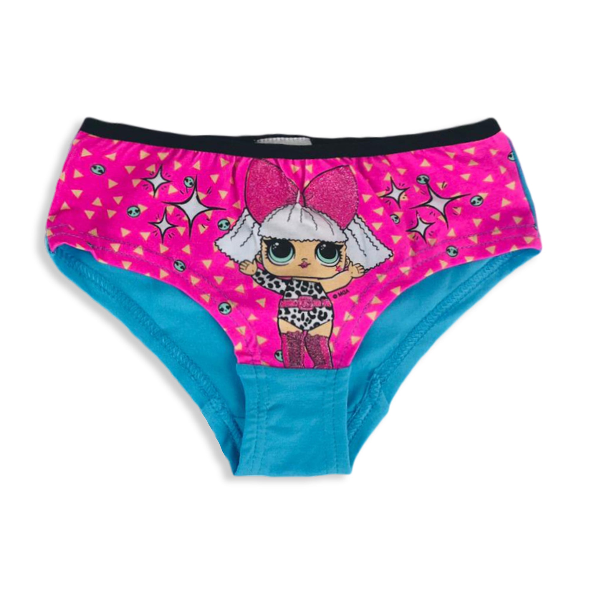 Slip 2 pezzi ufficiale LOL Surprise per bambina shorties mutandine intimo 3150