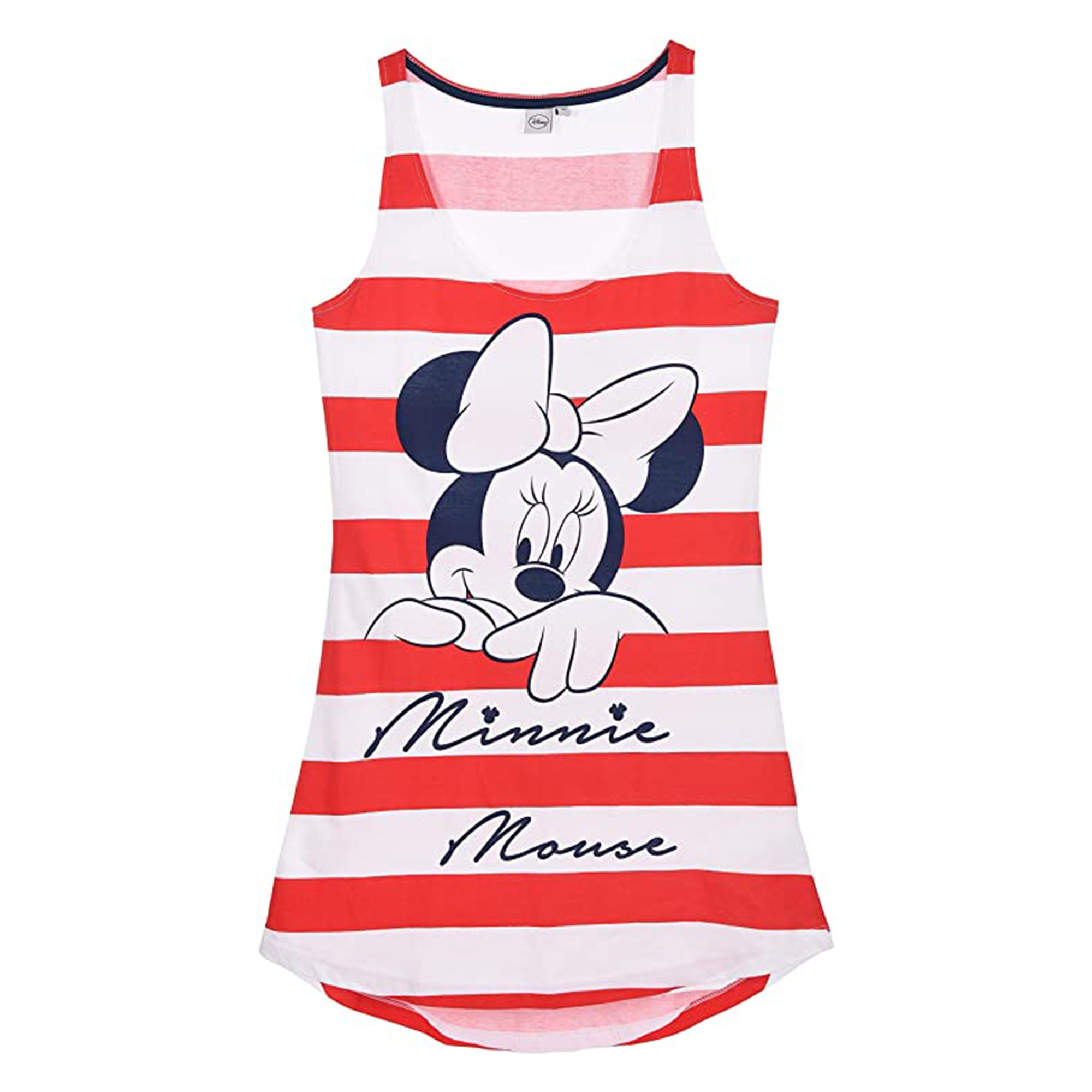 Pigiama camicia da notte donna Disney Minnie in cotone stampato 3227
