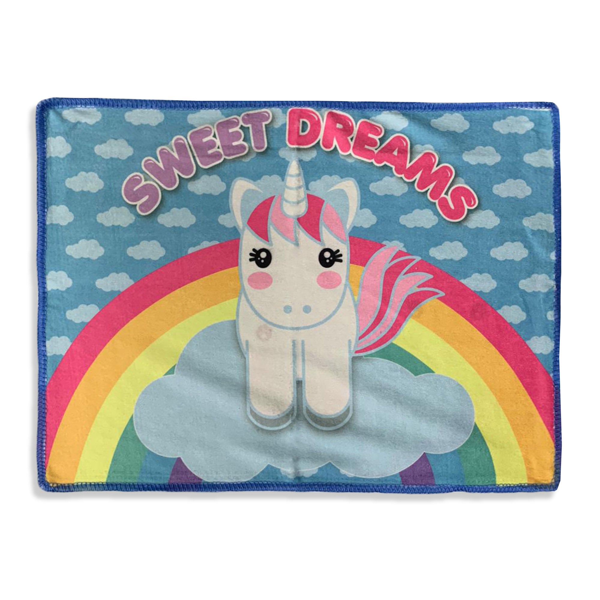 Set asciugamani bagno 3 pezzi Sweet Dreams Unicorno in spugna per viso 3237