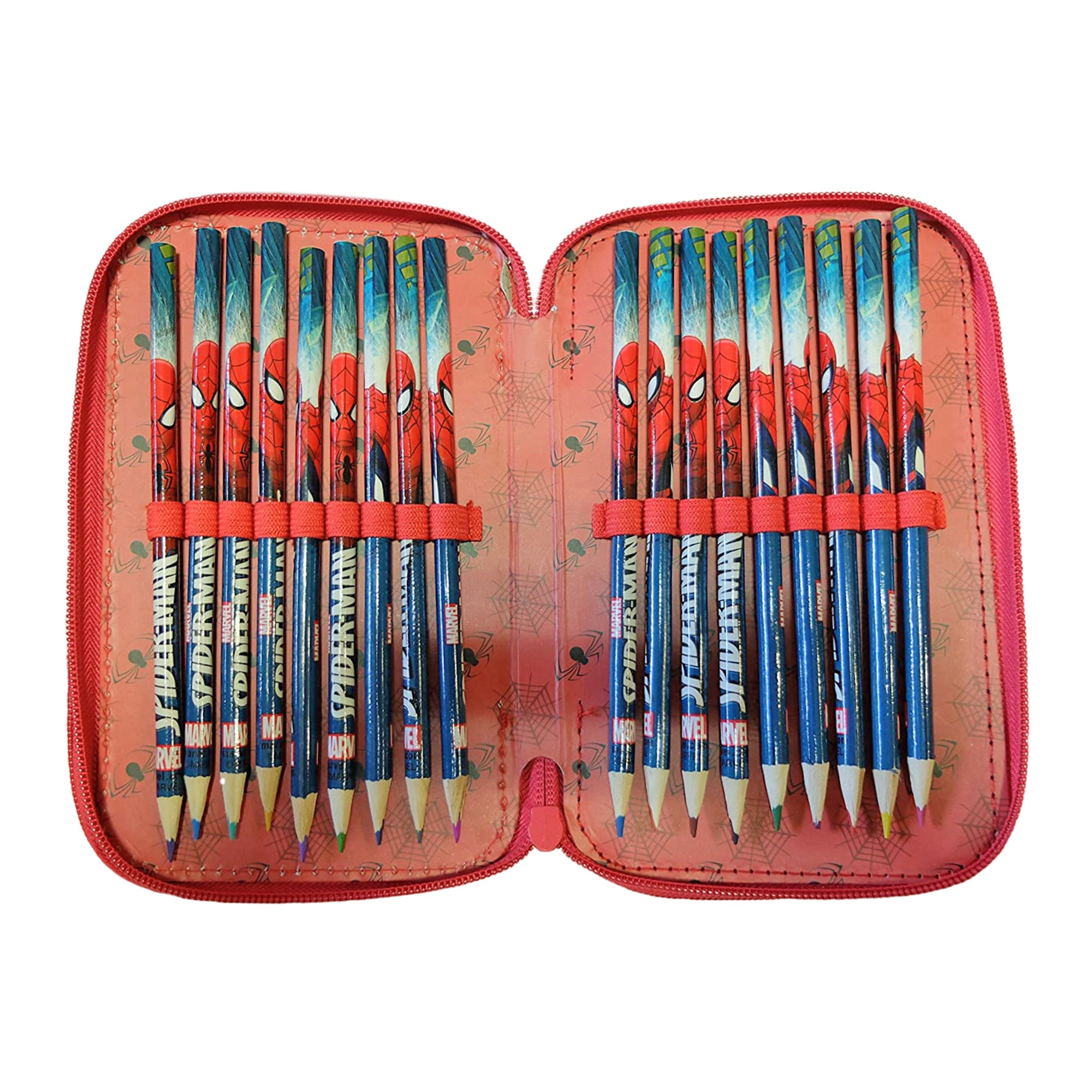 EO Astuccio Disney 3 Zip Spiderman