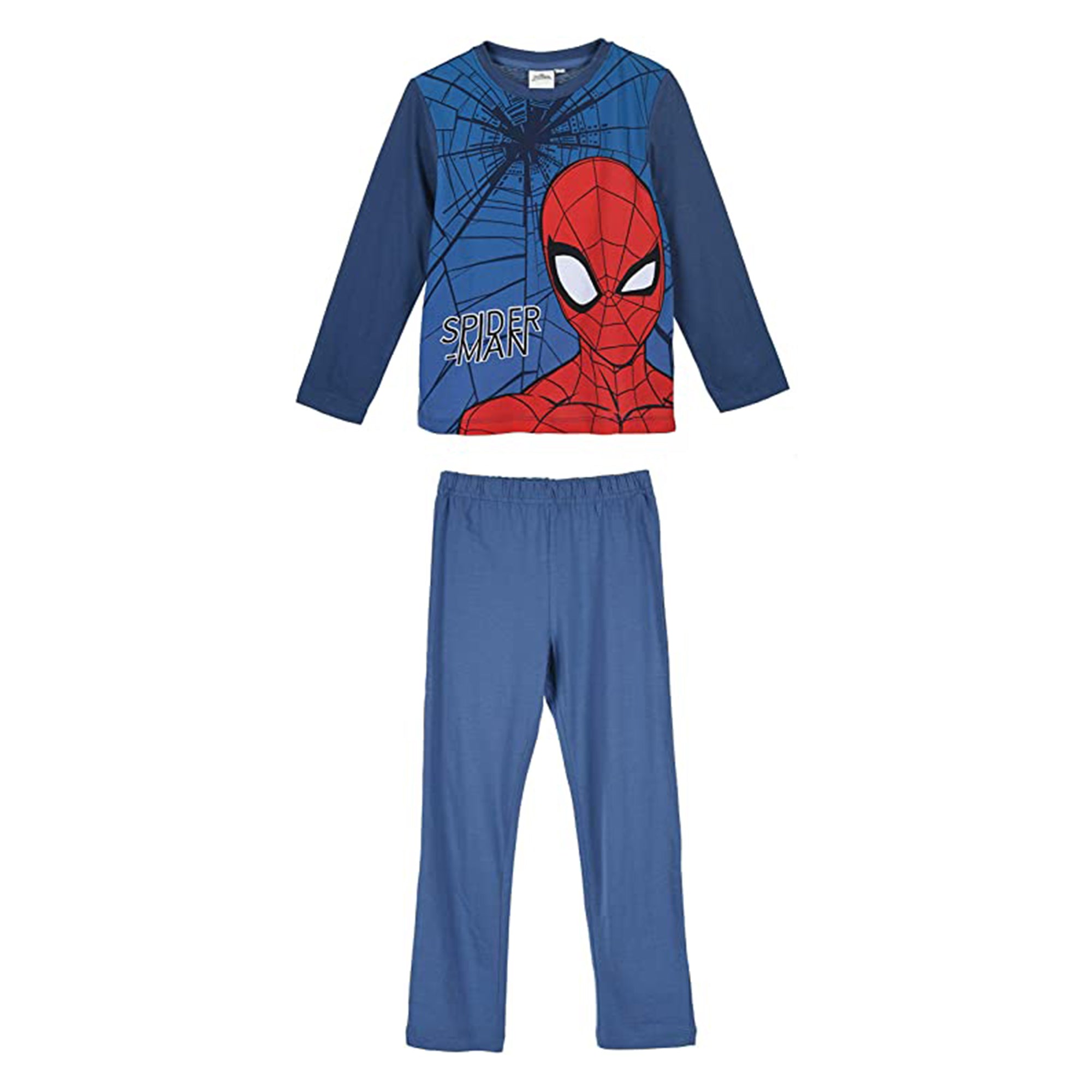 Pigiama ufficiale Marvel Spideraman maniche lunghe bambino 3299