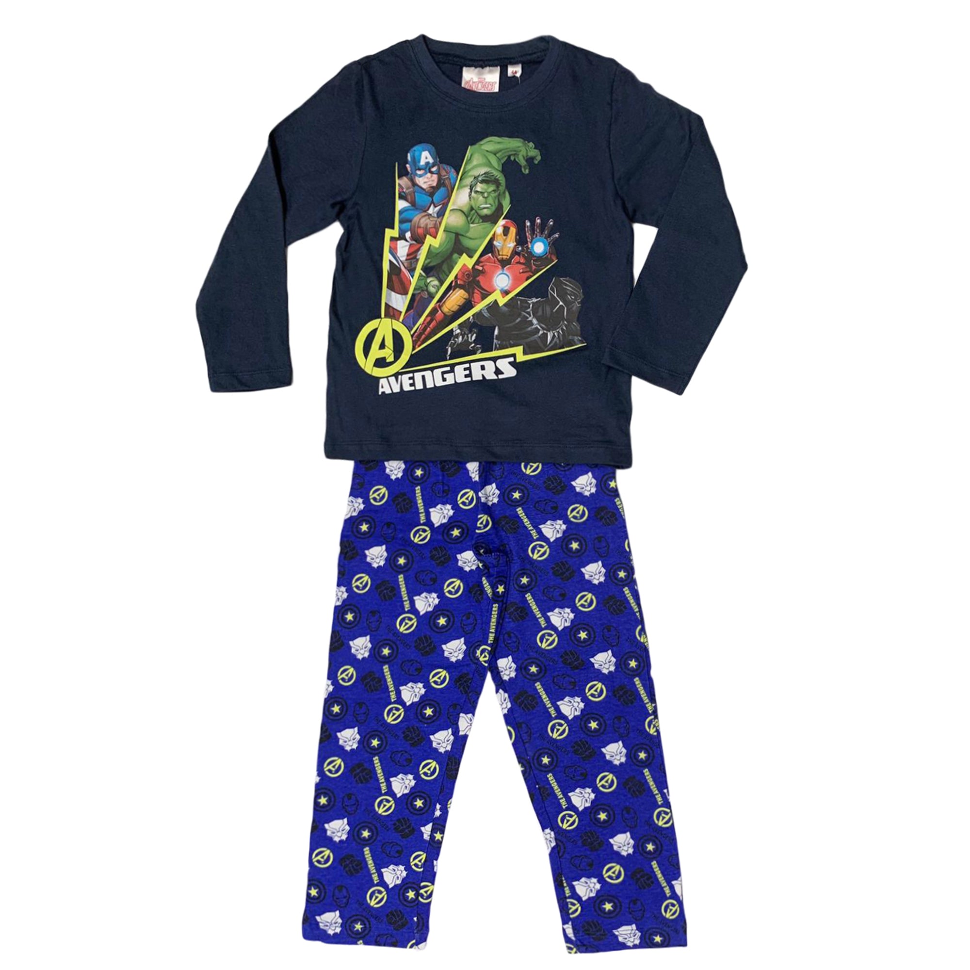 Pigiama ufficiale Marvel Avengers maniche lunghe bambino 3317