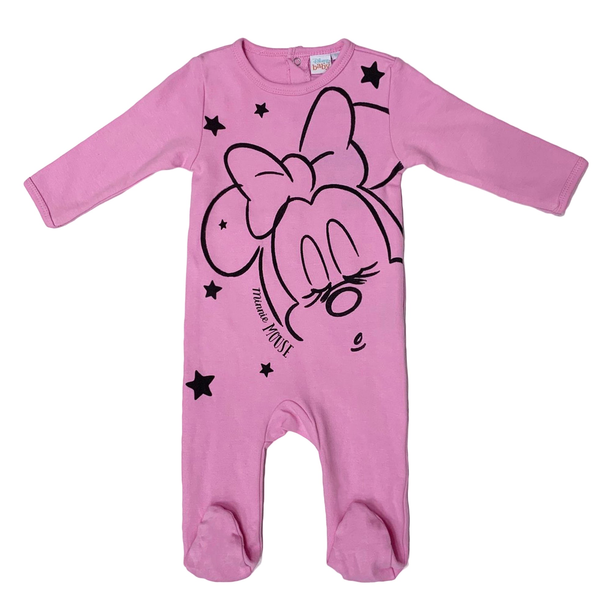 Body neonato Disney Minnie tutina Pagliaccetto bimba maniche lunghe 3321