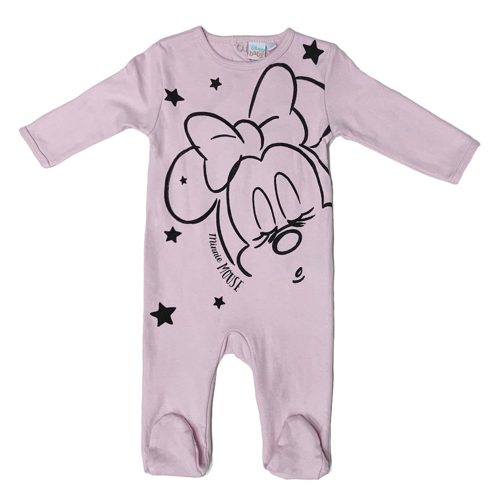 Body neonato Disney Minnie tutina Pagliaccetto bimba maniche lunghe 3321
