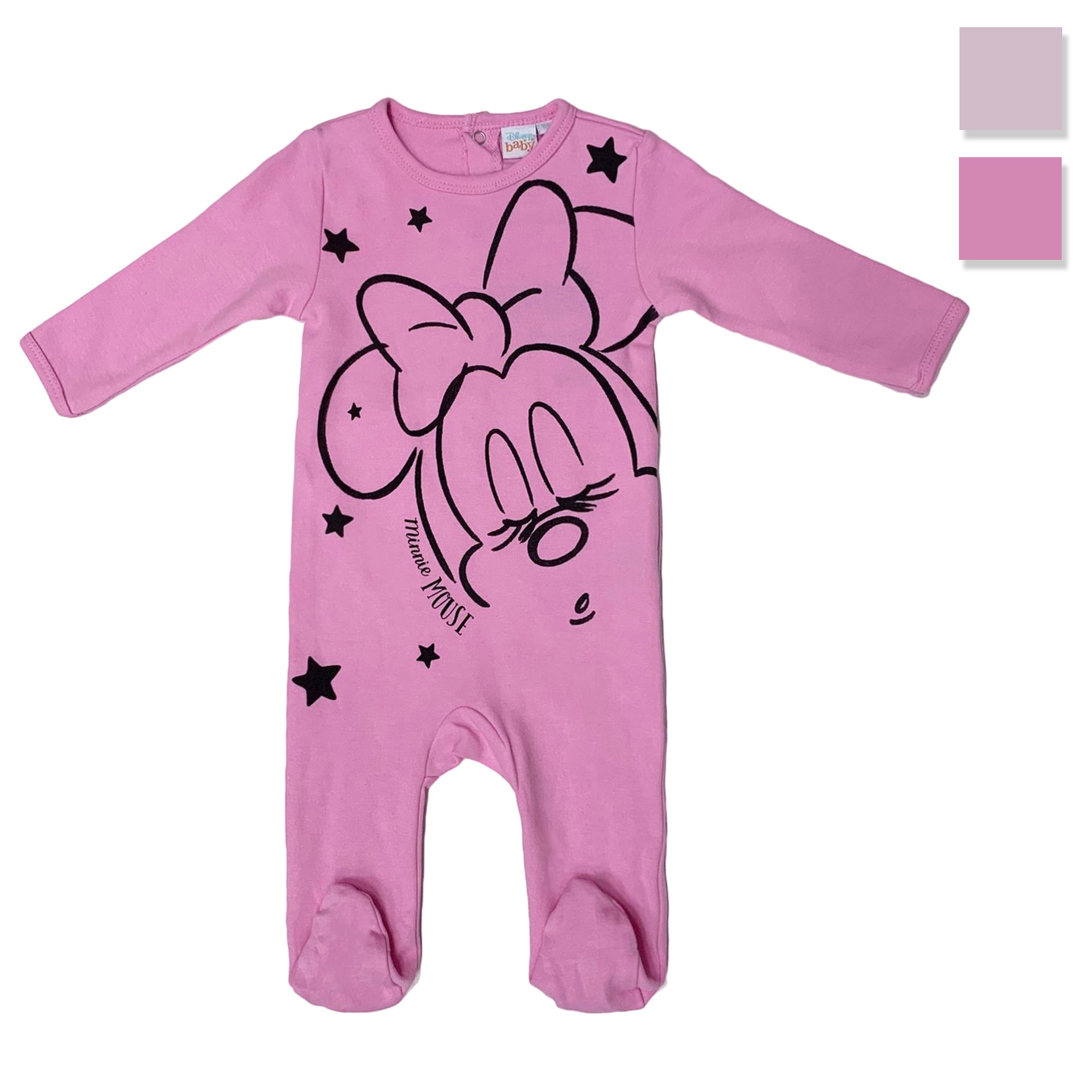 Body neonato Disney Minnie tutina Pagliaccetto bimba maniche lunghe 3321