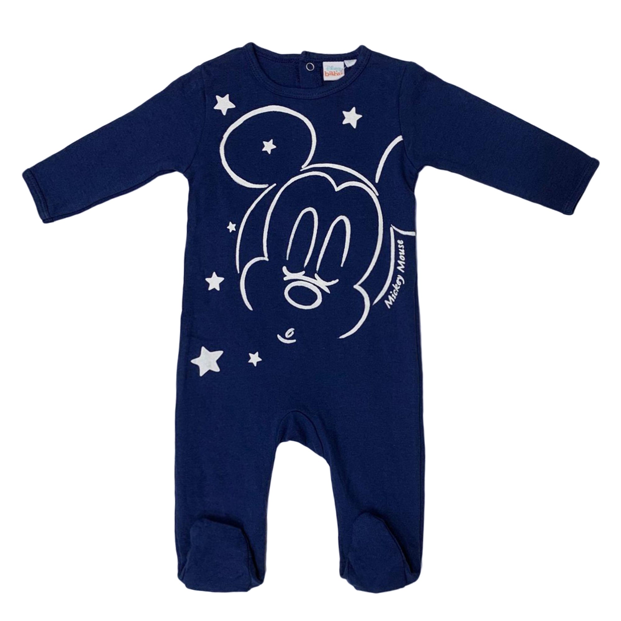 Body neonato Disney Mickey Mouse tutina Pagliaccetto bimbo maniche lunghe 3323