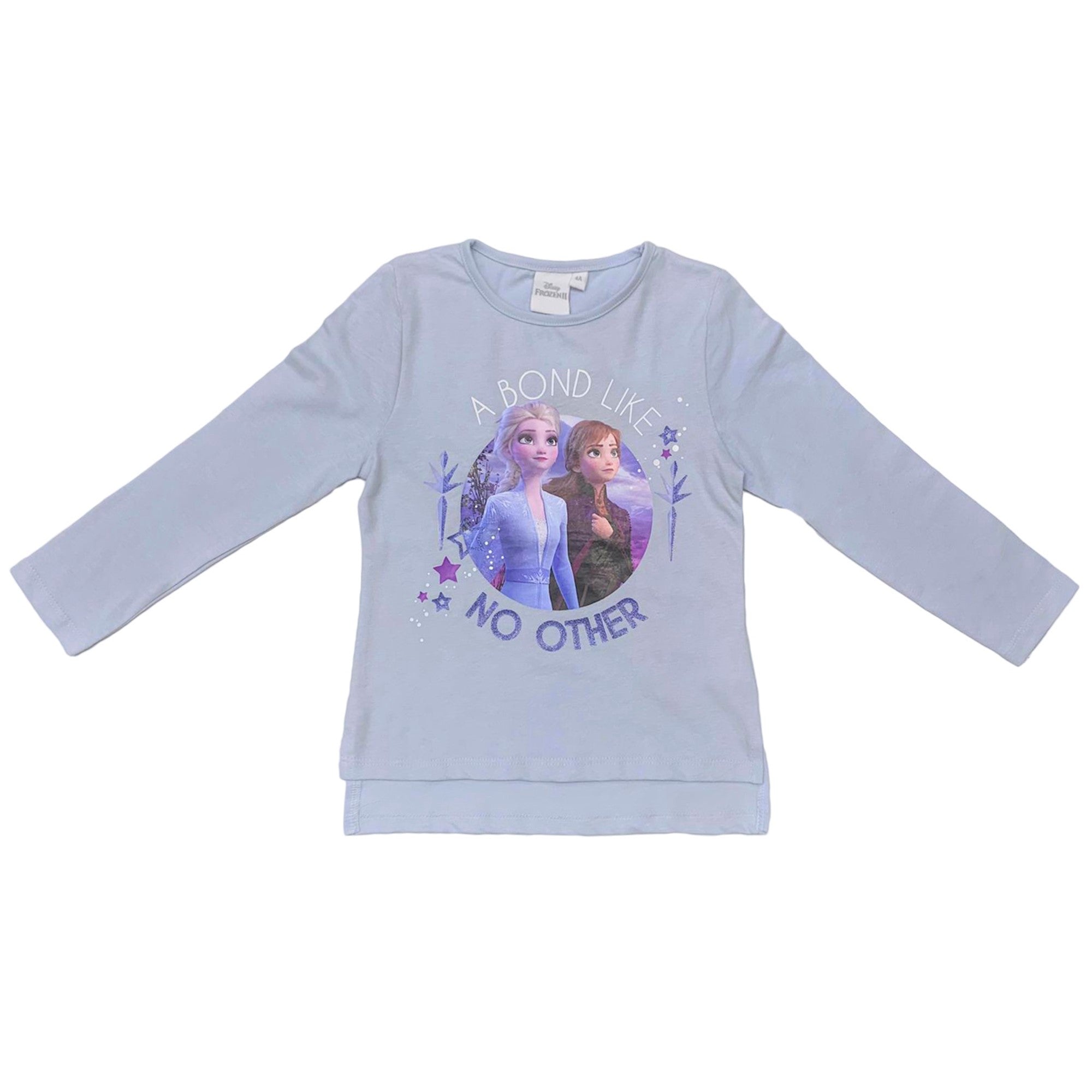 Maglietta maniche lunghe bambina ufficiale Disney Frozen Elsa originale 3324