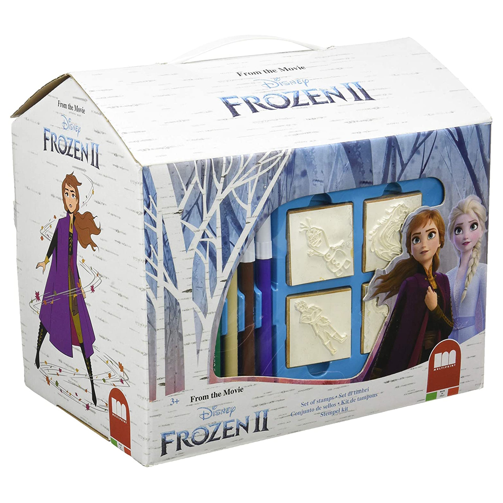 Set cancelleria casetta pennarelli Giotto bambini ufficiale Disney Frozen 2 3357