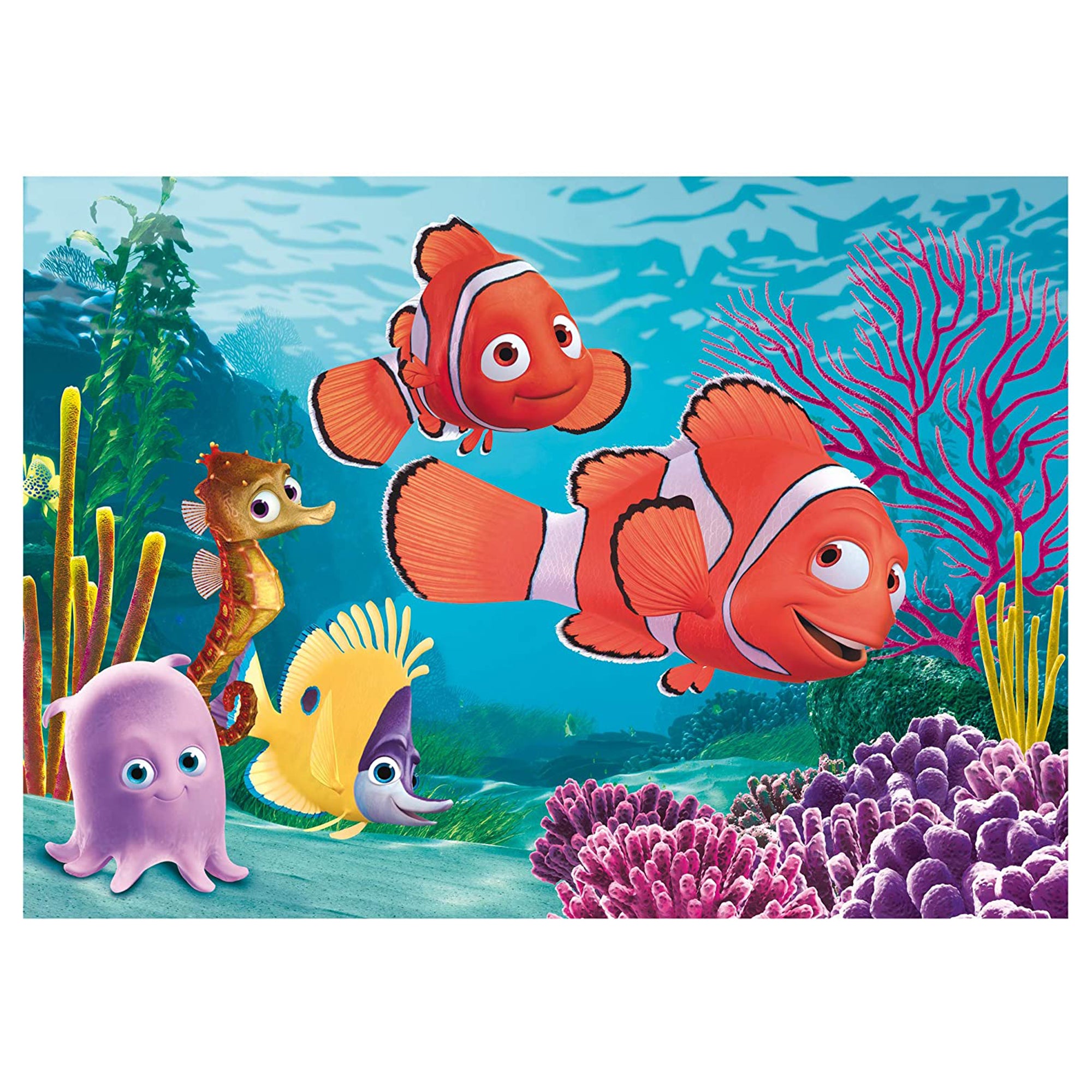 Puzzle maxi double-face Disney Nemo Finding 108 pz retro colorabile 3360