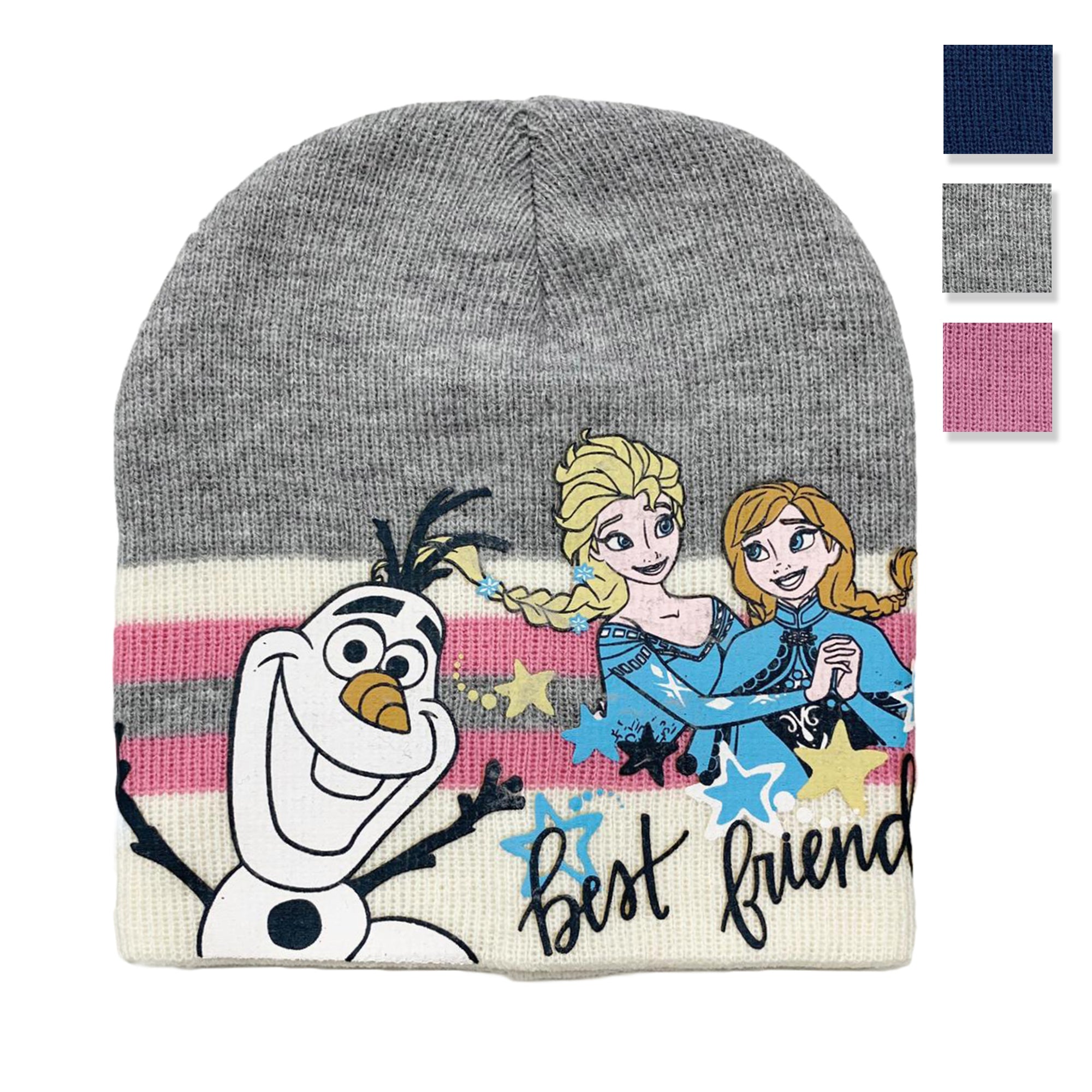 Cappello invernale Disney Frozen Olaf Anna e Elsa cappellino bambina 3399