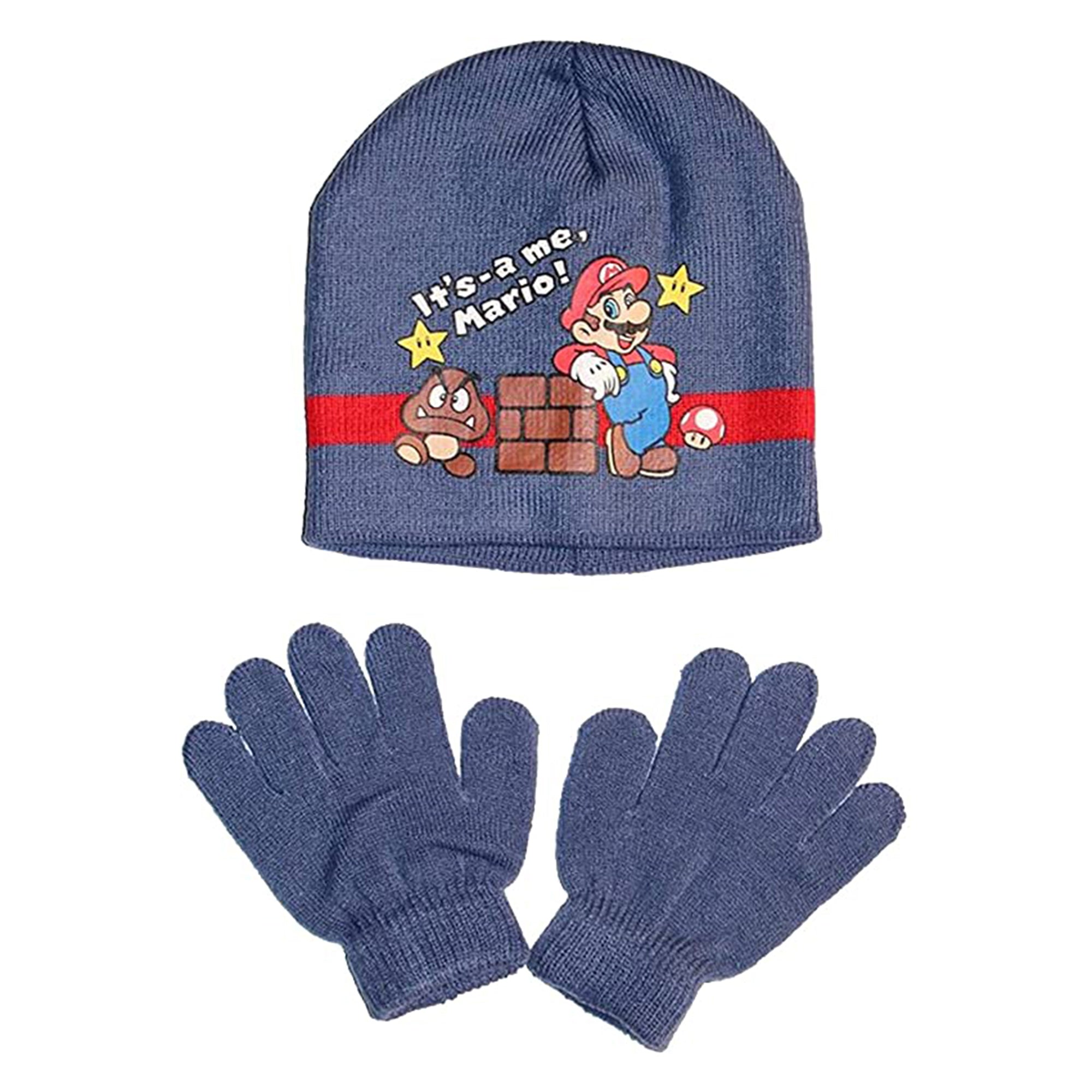 Uomini Donne Super Marios Mario Bros Tema Maglia Berretto Cappello Autunno  Inverno Caldo Elegante Cap