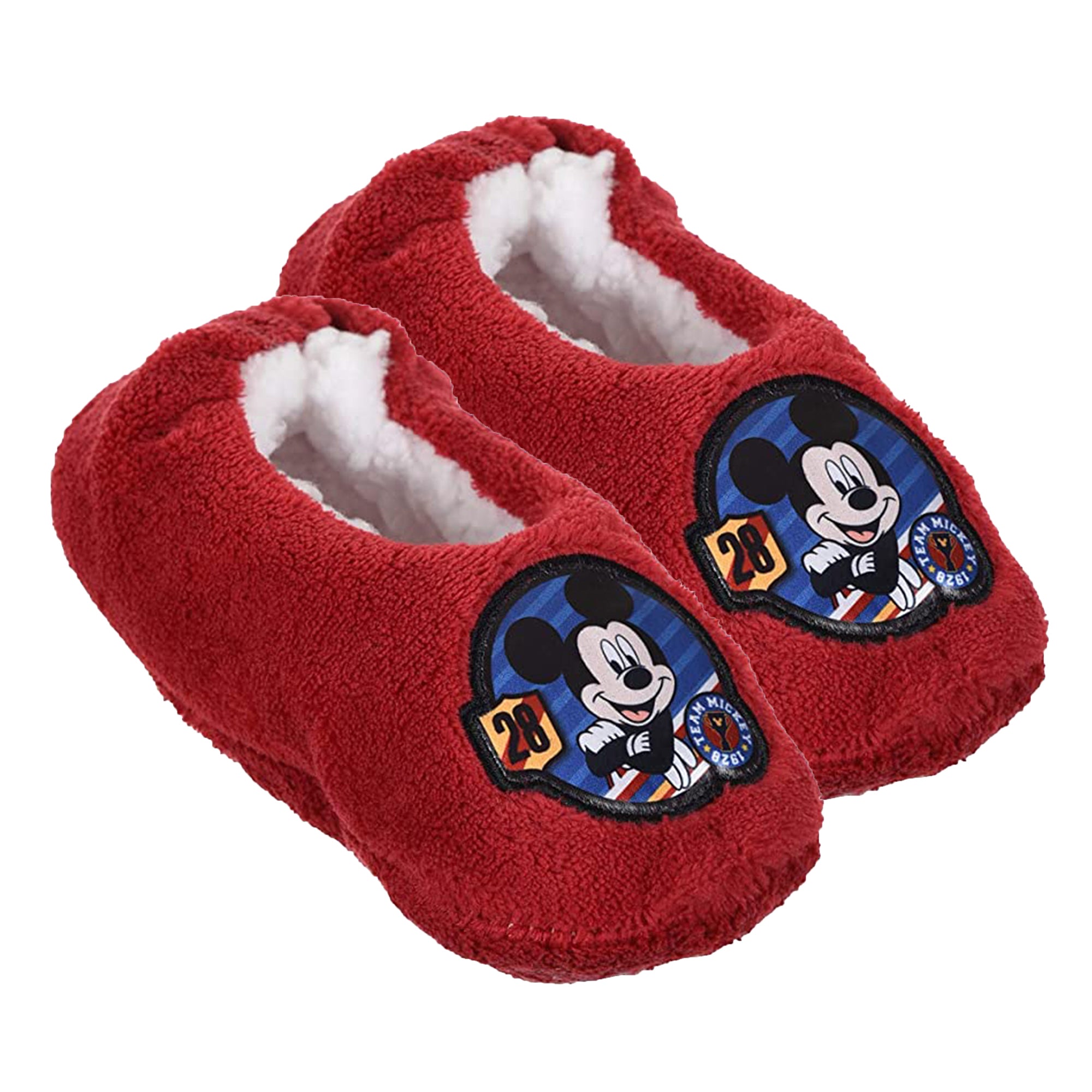 Pantofole invernali chiuse Disney Mickey Mouse ciabatte peluche bambino 3413