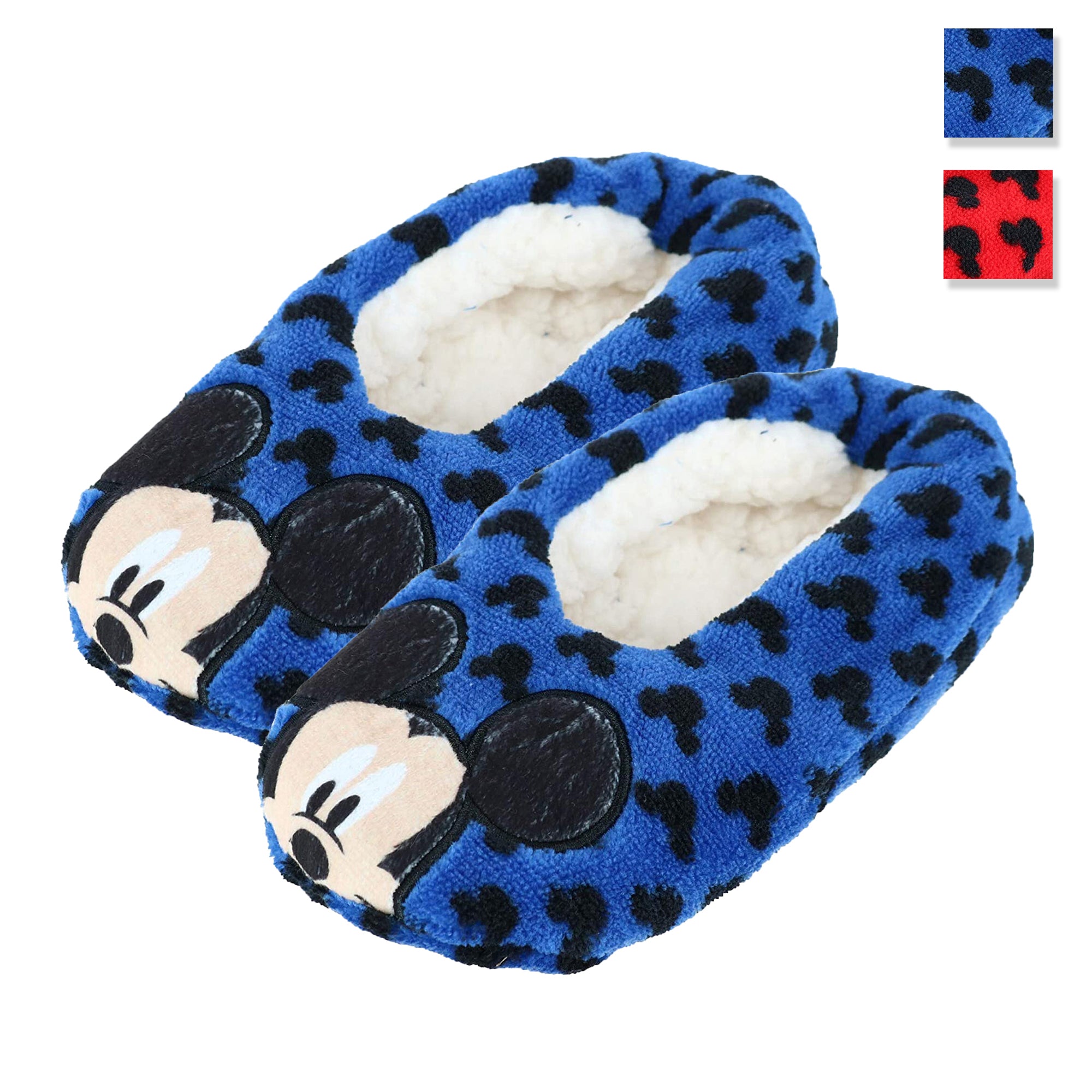 Pantofole invernali chiuse Disney Mickey Mouse ciabatte peluche bambino 3416