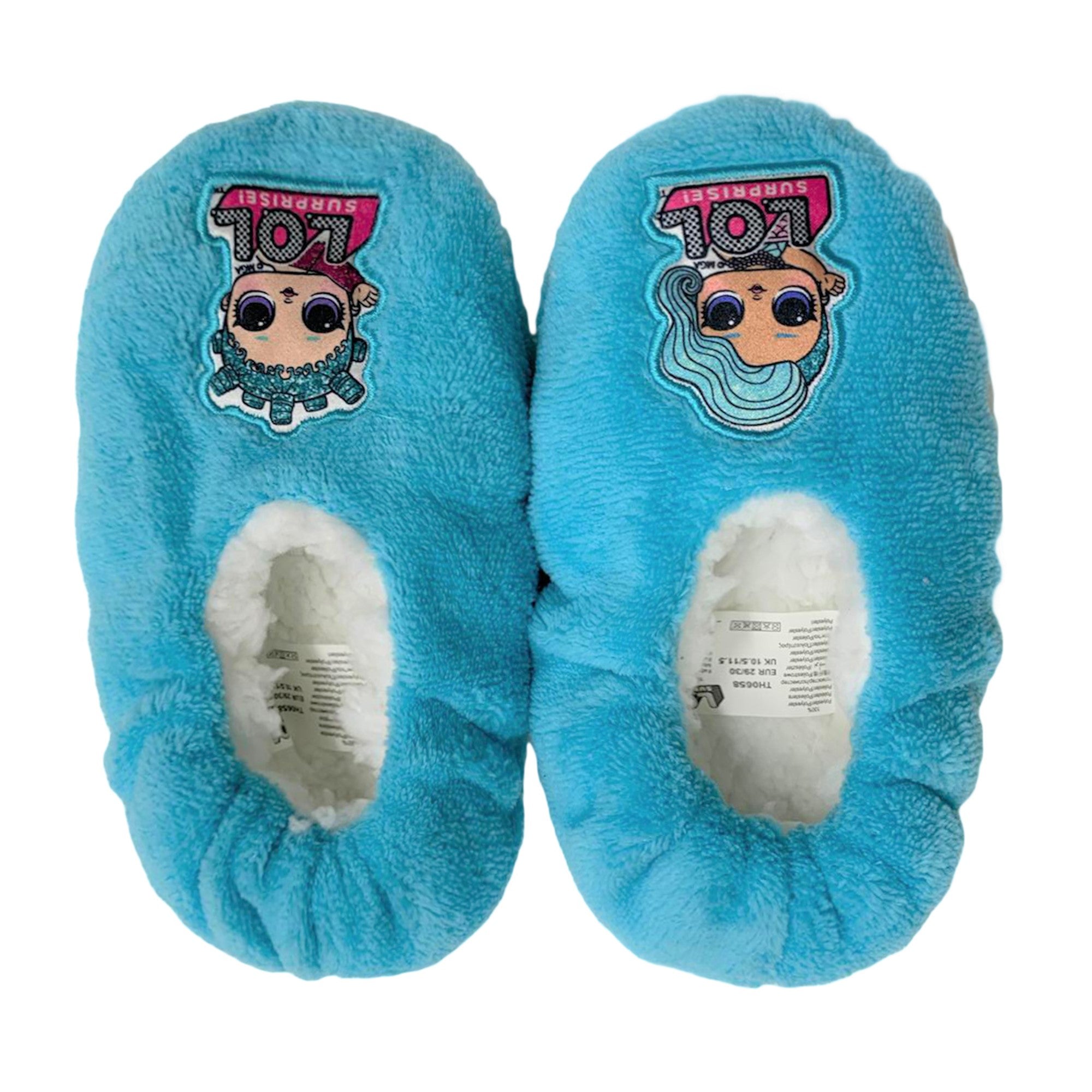 Pantofole invernali chiuse LOL Surprise ciabatte peluche bambina 3421