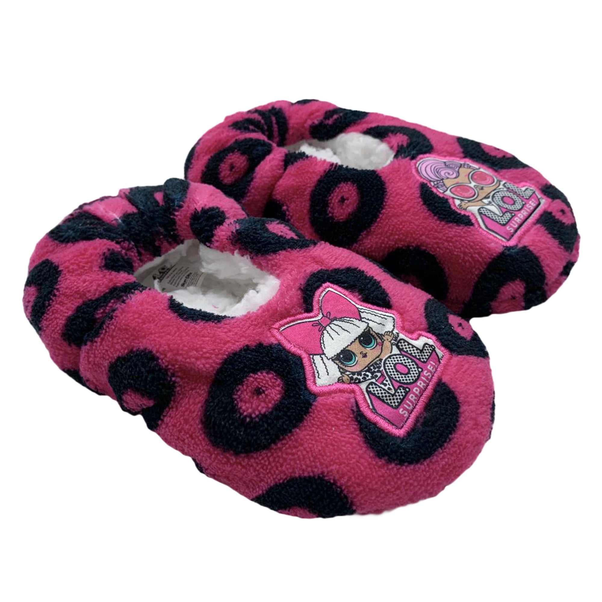 Pantofole invernali chiuse LOL Surprise ciabatte peluche bambina 3421