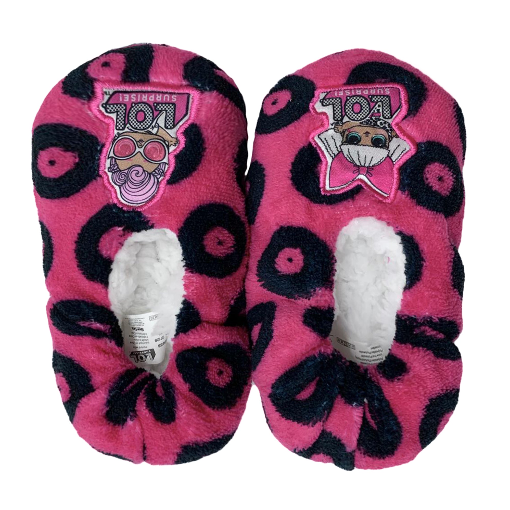 Pantofole invernali chiuse LOL Surprise ciabatte peluche bambina 3421