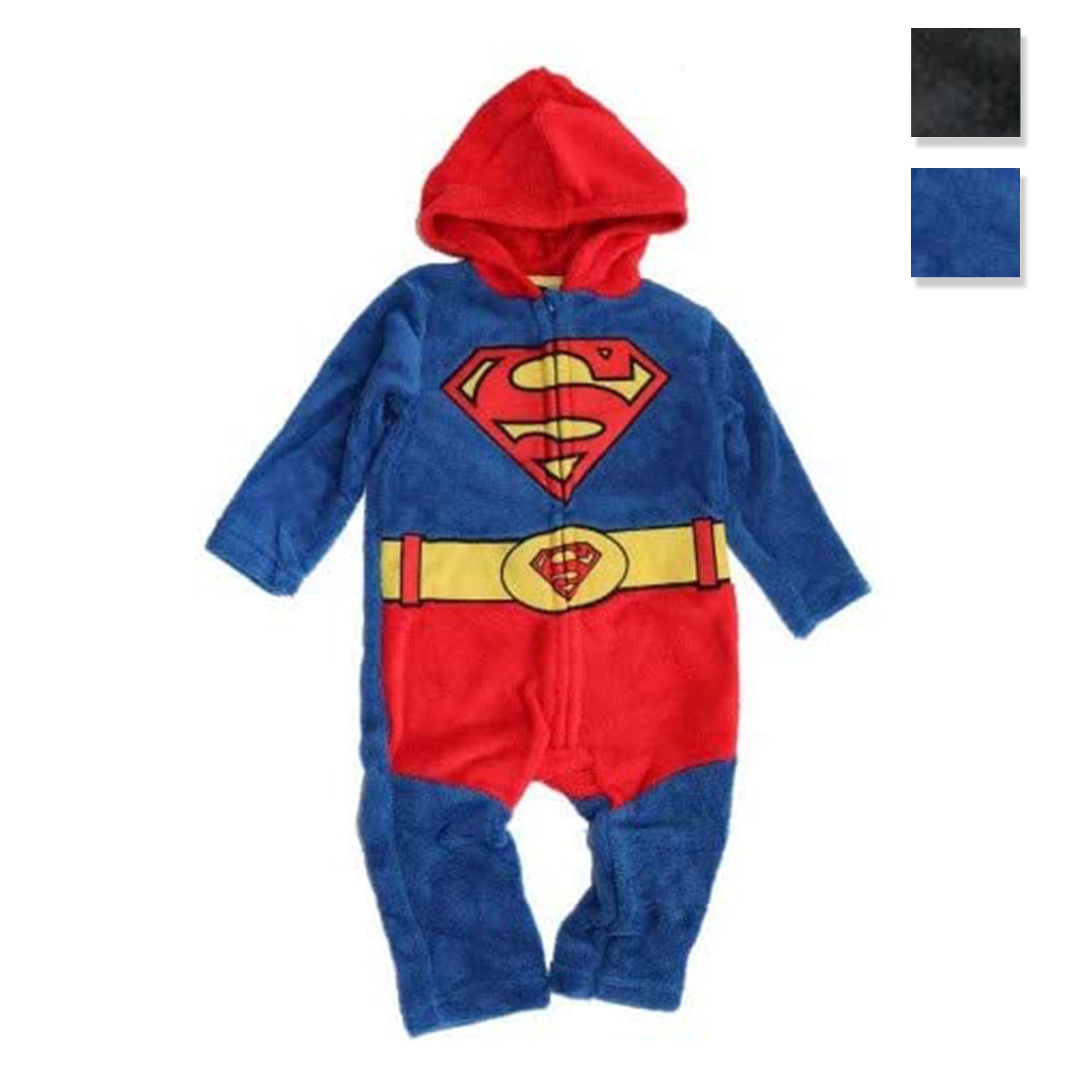 Body neonato Dc Comics Superman e Batman tutina Pagliaccetto in pile bimbo 3422