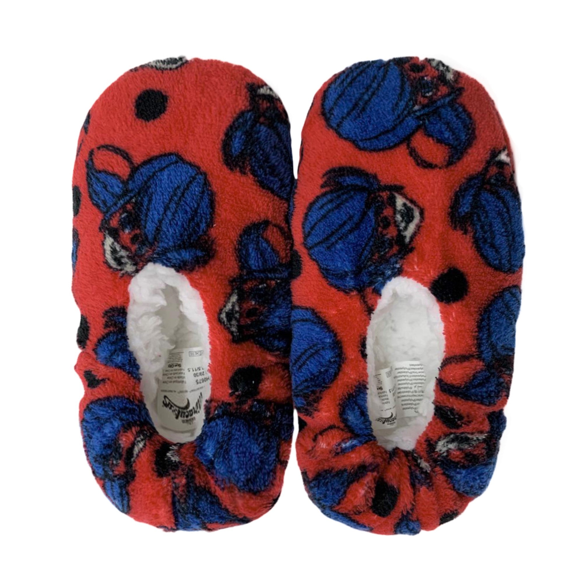 Pantofole invernali chiuse Miraculous Lady Bug ciabatte peluche bambina 3423