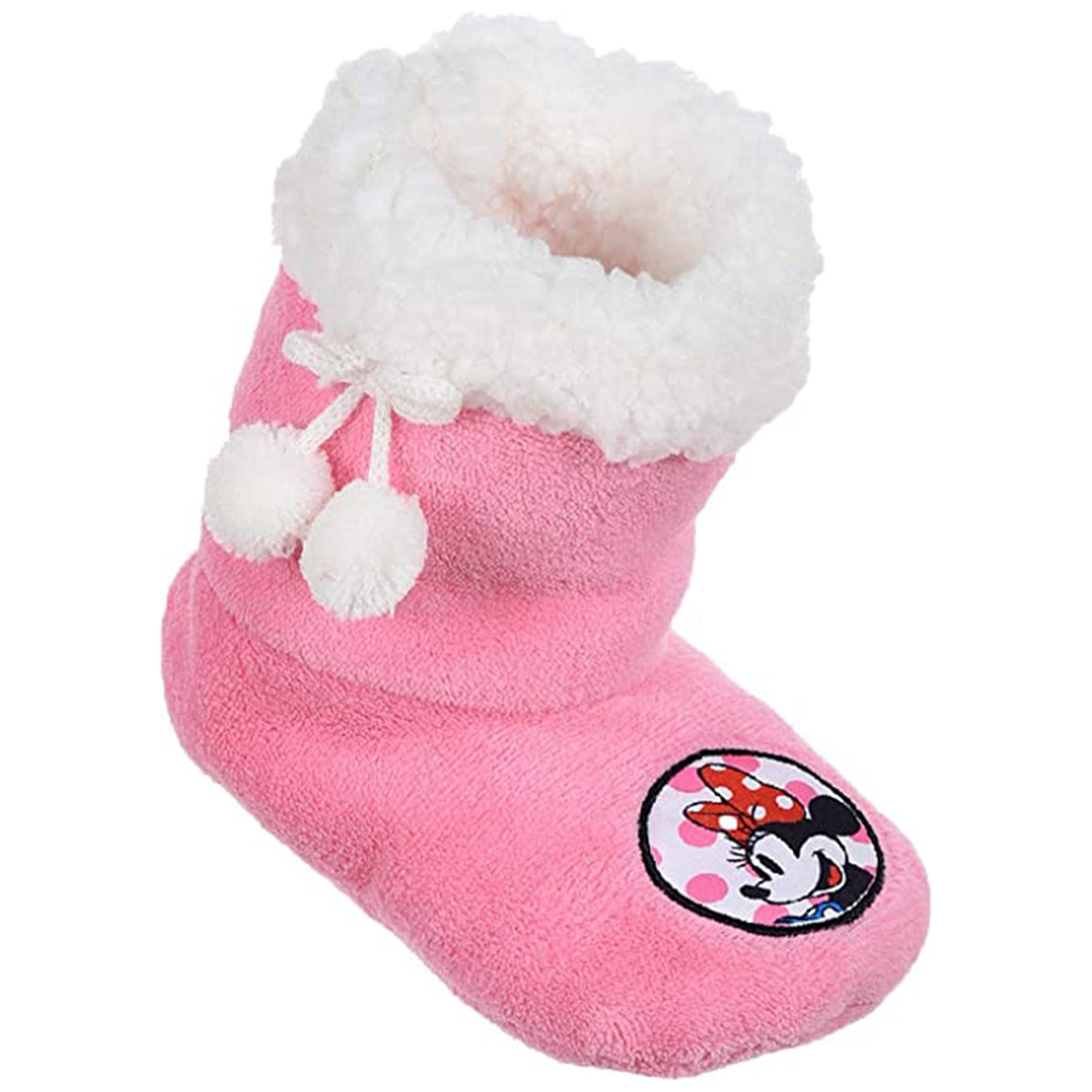 Pantofole invernali chiuse Disney Minnie ciabatte peluche antiscivolo bimba 3424