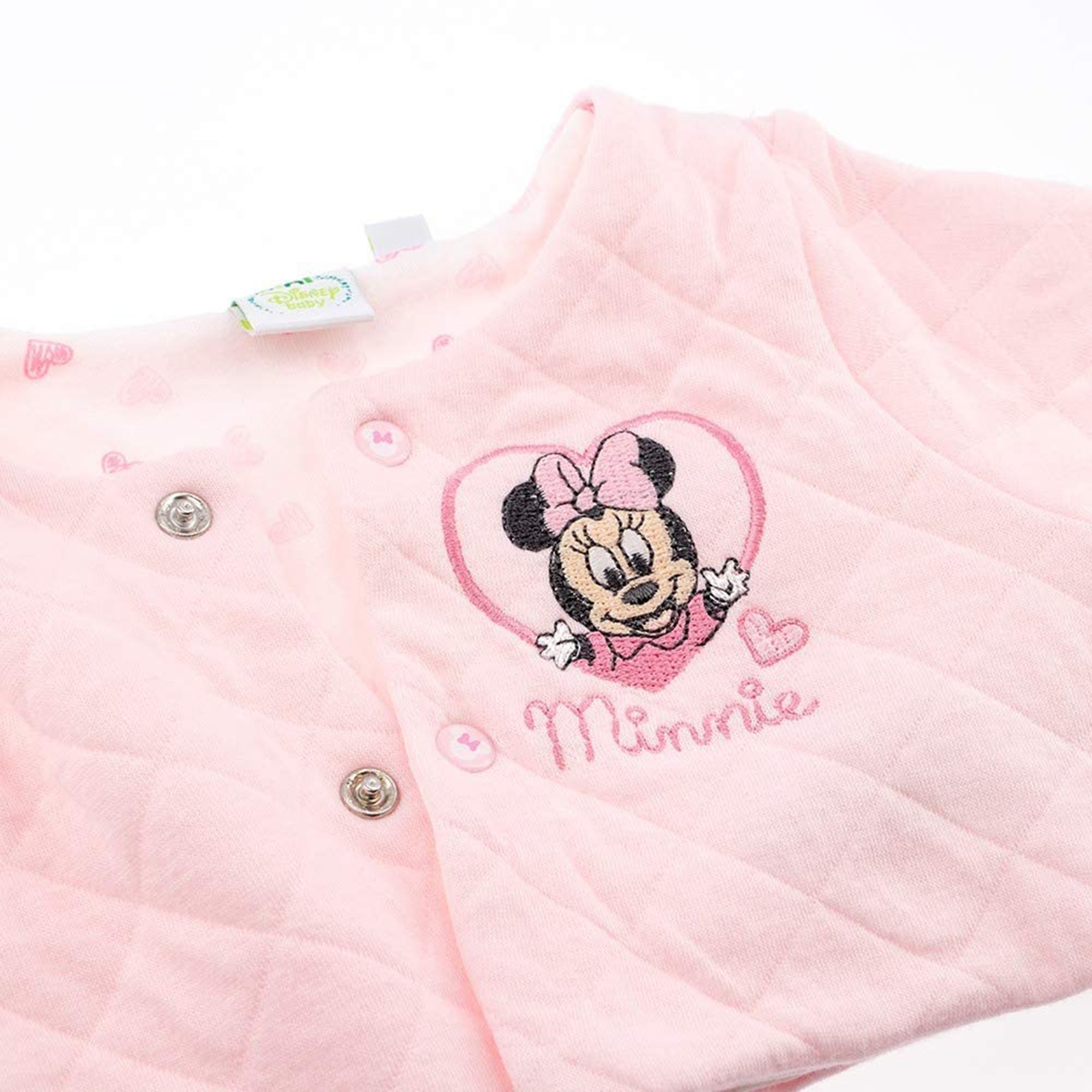 Set 3 pezzi tutina pagliaccetto body e giacchino Disney Minnie neonata 3428