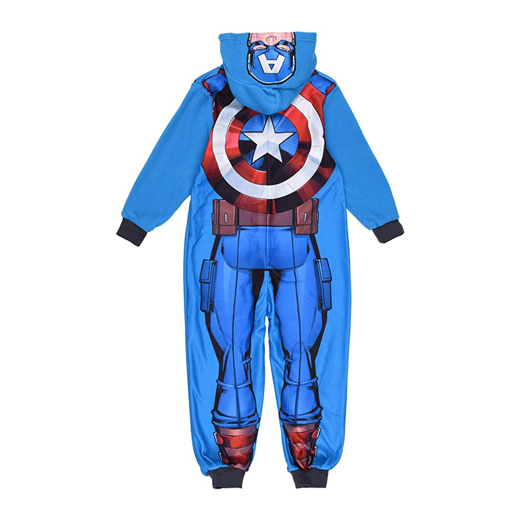 Pigiama un pezzo con cappuccio ufficiale Marvel Avengers bambino ragazzo 3442