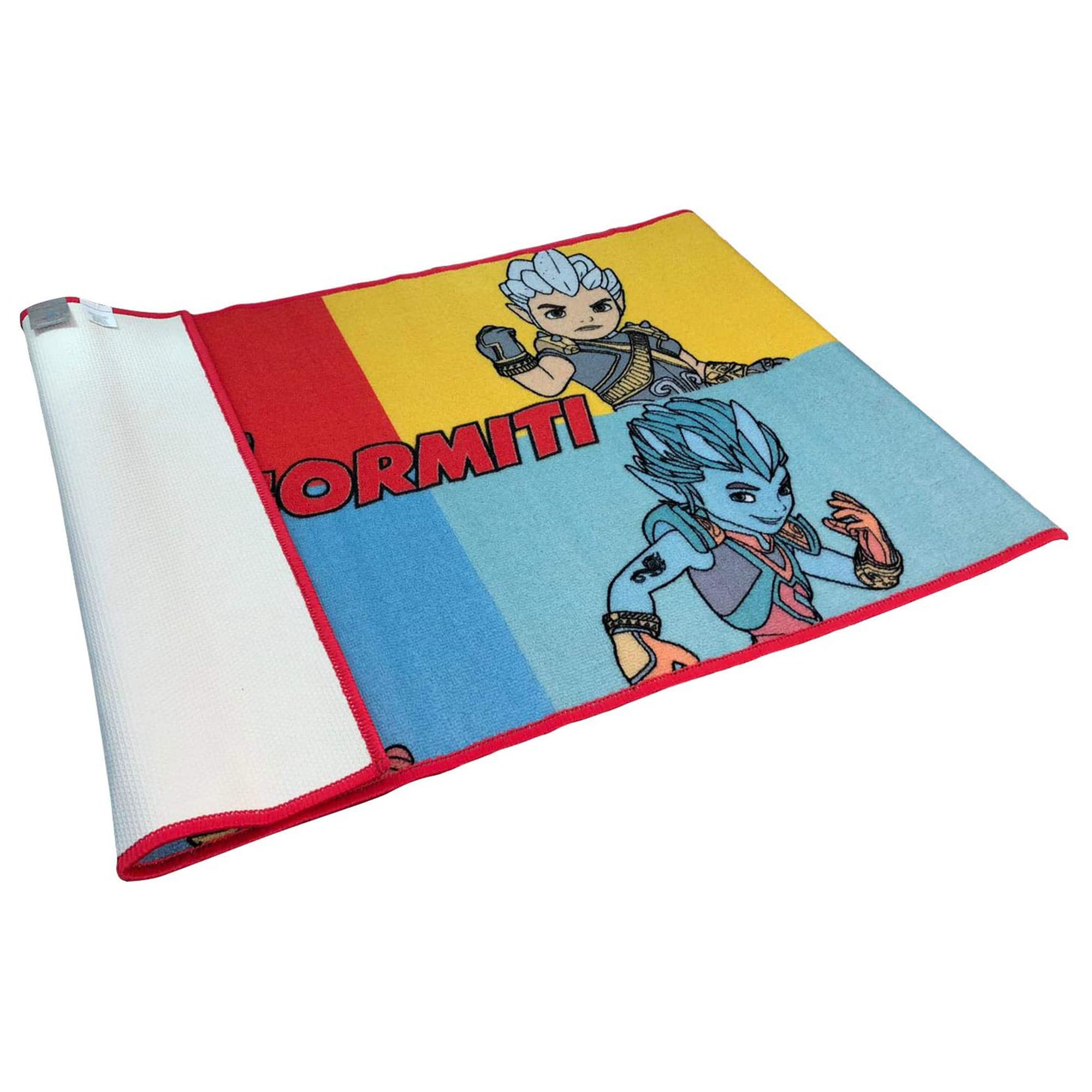 Tappeto antiscivolo cameretta bambini Gormiti Giochi preziosi 70x110 cm 3471