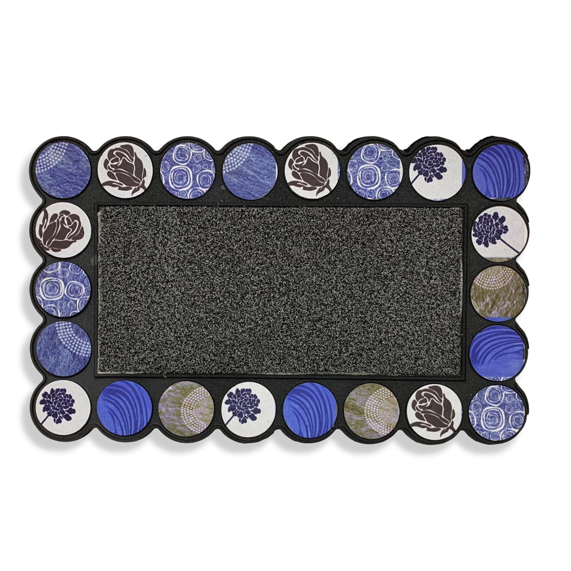 Tappeto Zerbino fondo antiscivolo gommato Stampa Fancy Home lavabile casa 3521