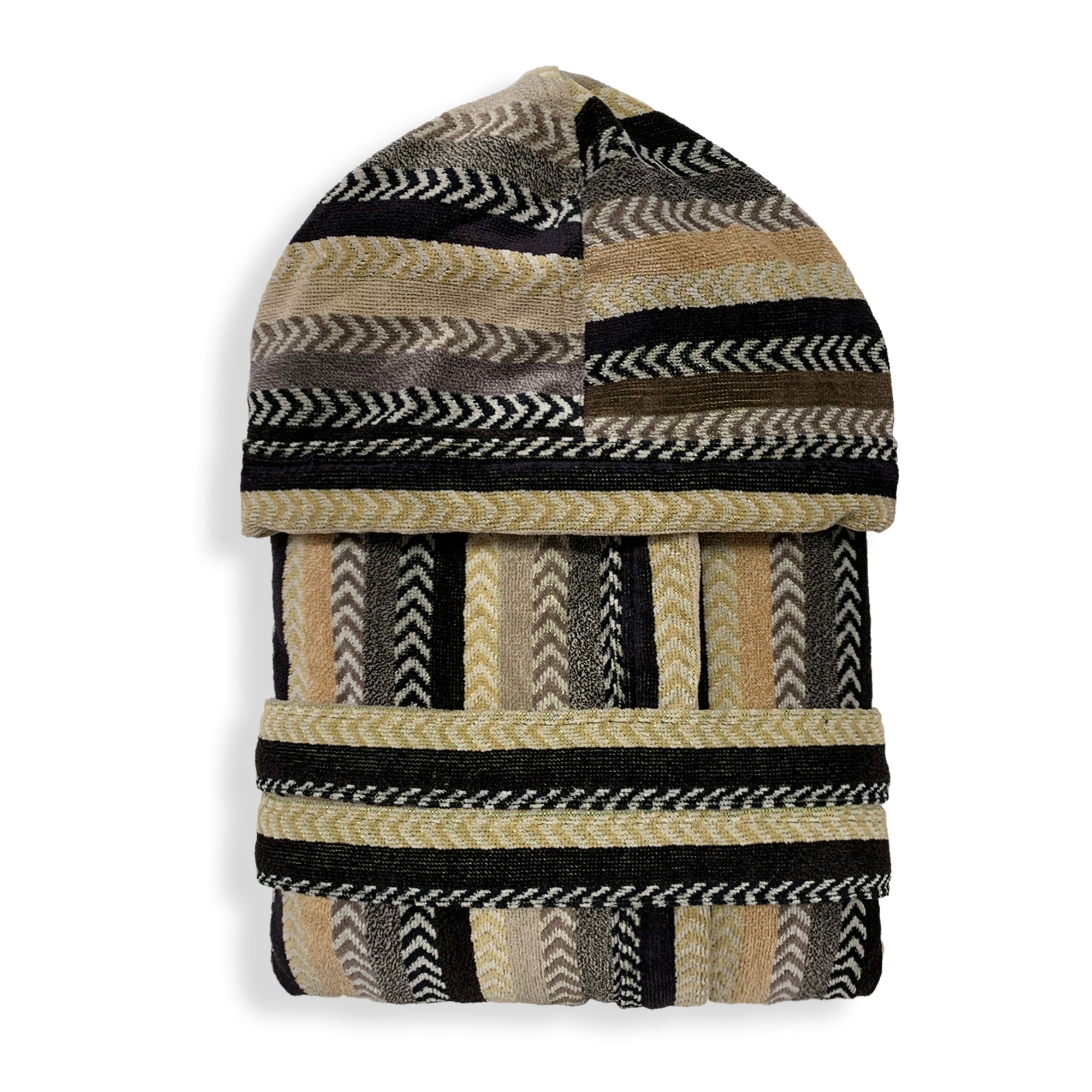 Sommaruga men's bathrobe in chenille sponge with hood 3590