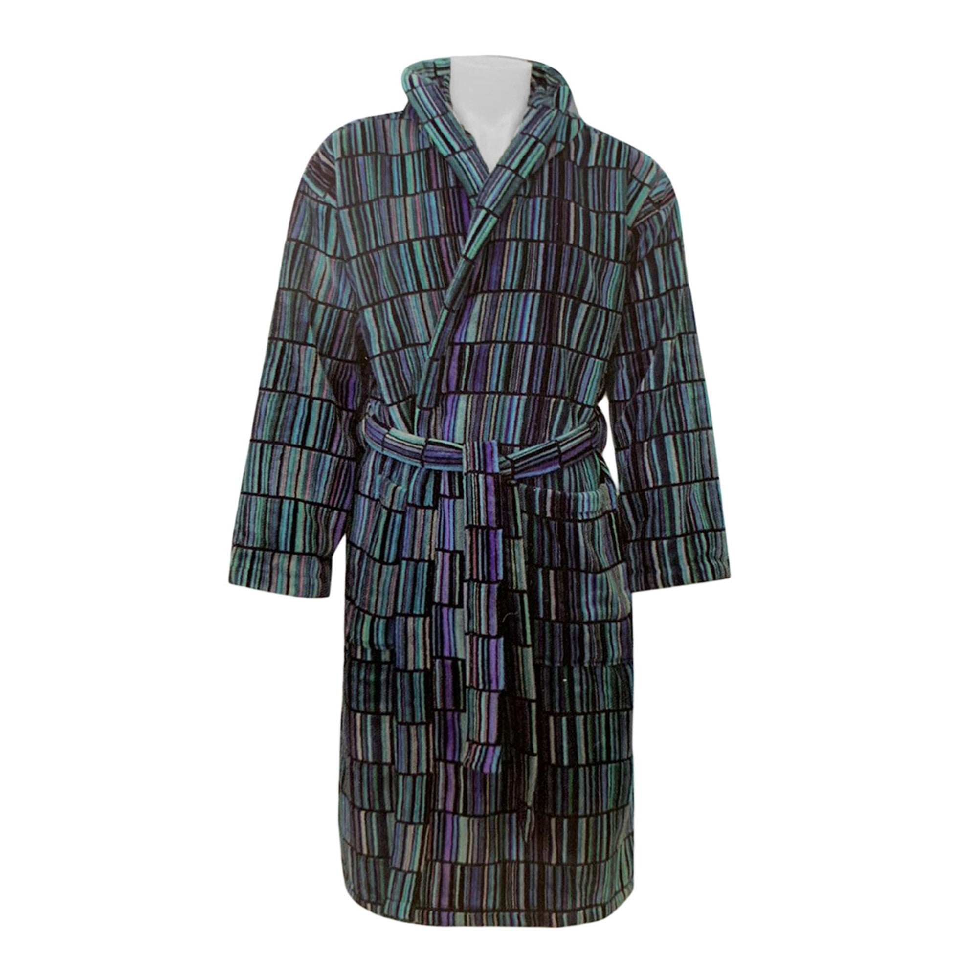 Accappatoio uomo in spugna cinigliata Sommaruga con cappuccio 3590