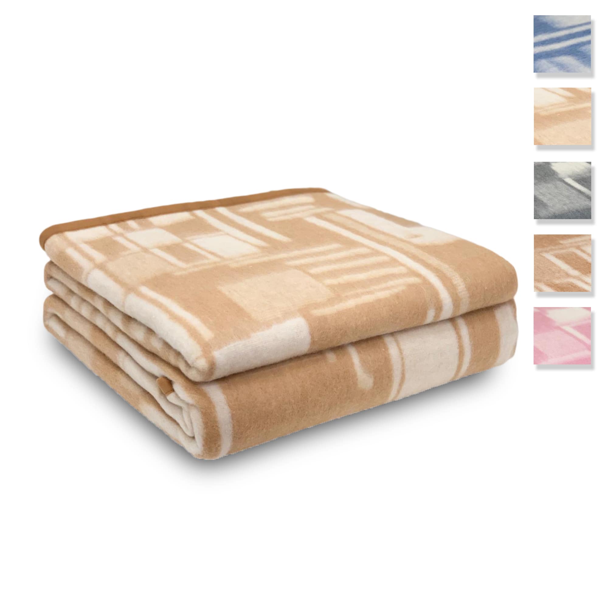 Coperta invernale in misto lana Boston Blankets singola letto 1 piazza 3643