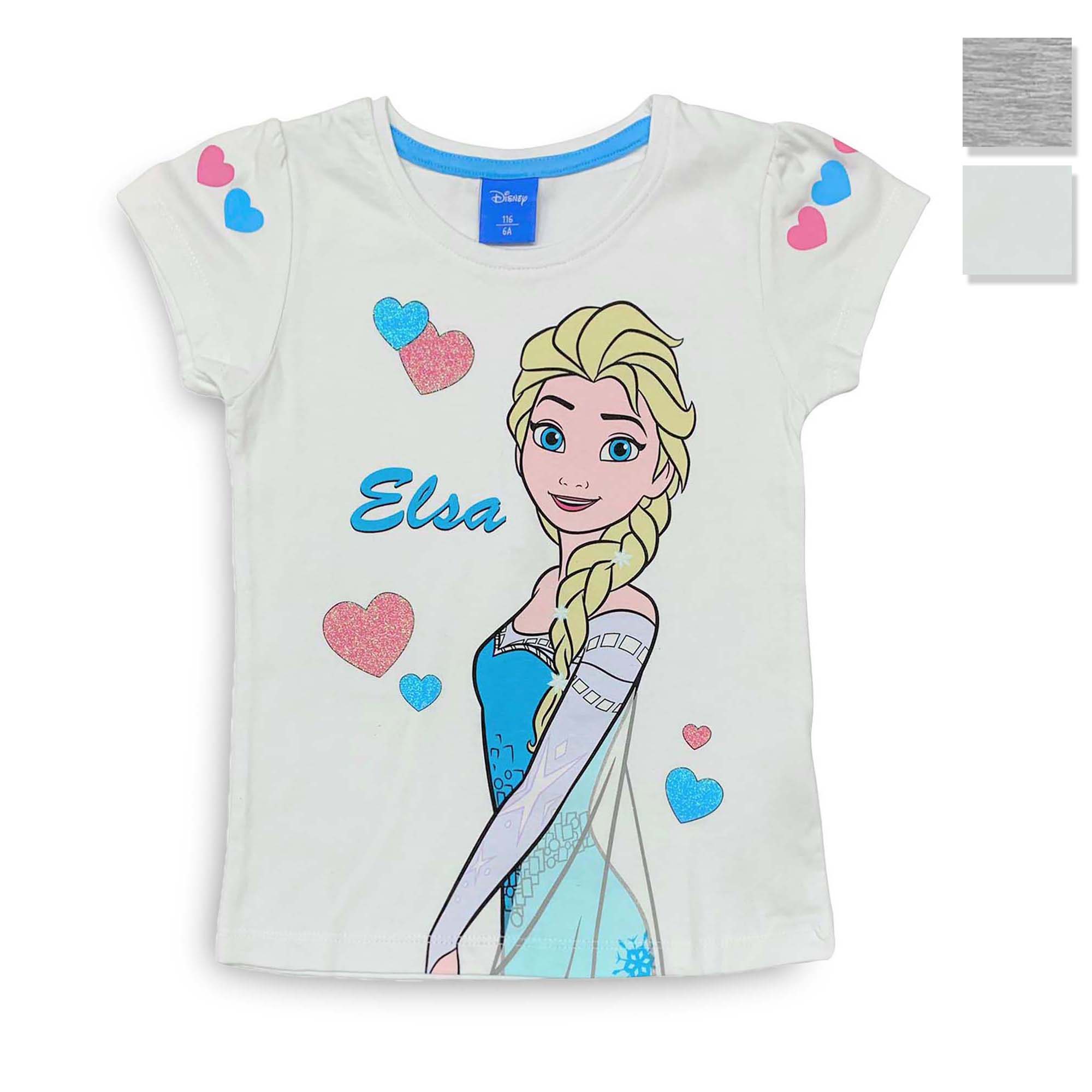 T-shirt Disney Frozen maglietta maniche corte maglia bimba cotone bambina 3982