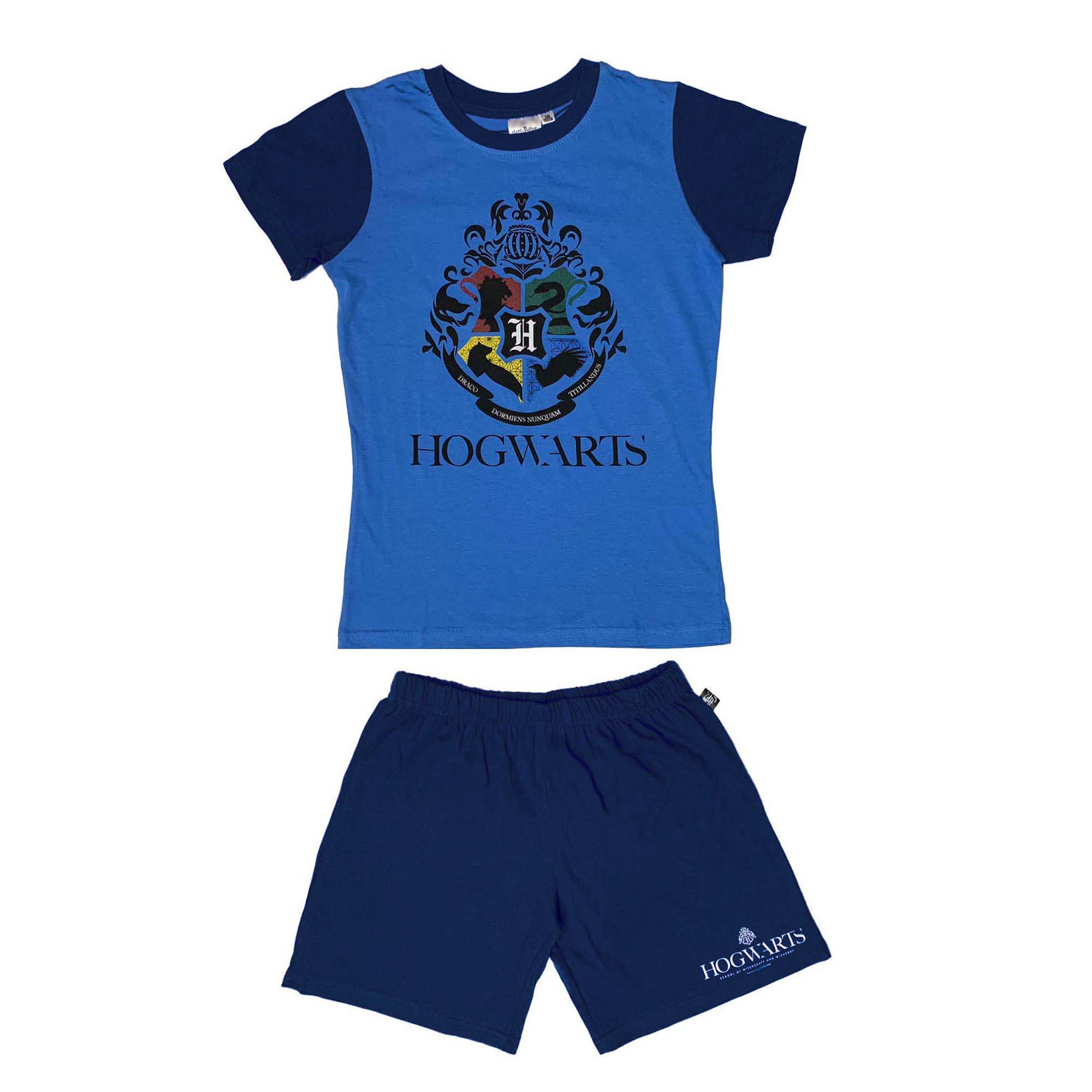 Pigiama corto bambino Harry Potter t-shirt e pantaloncino in cotone 3990