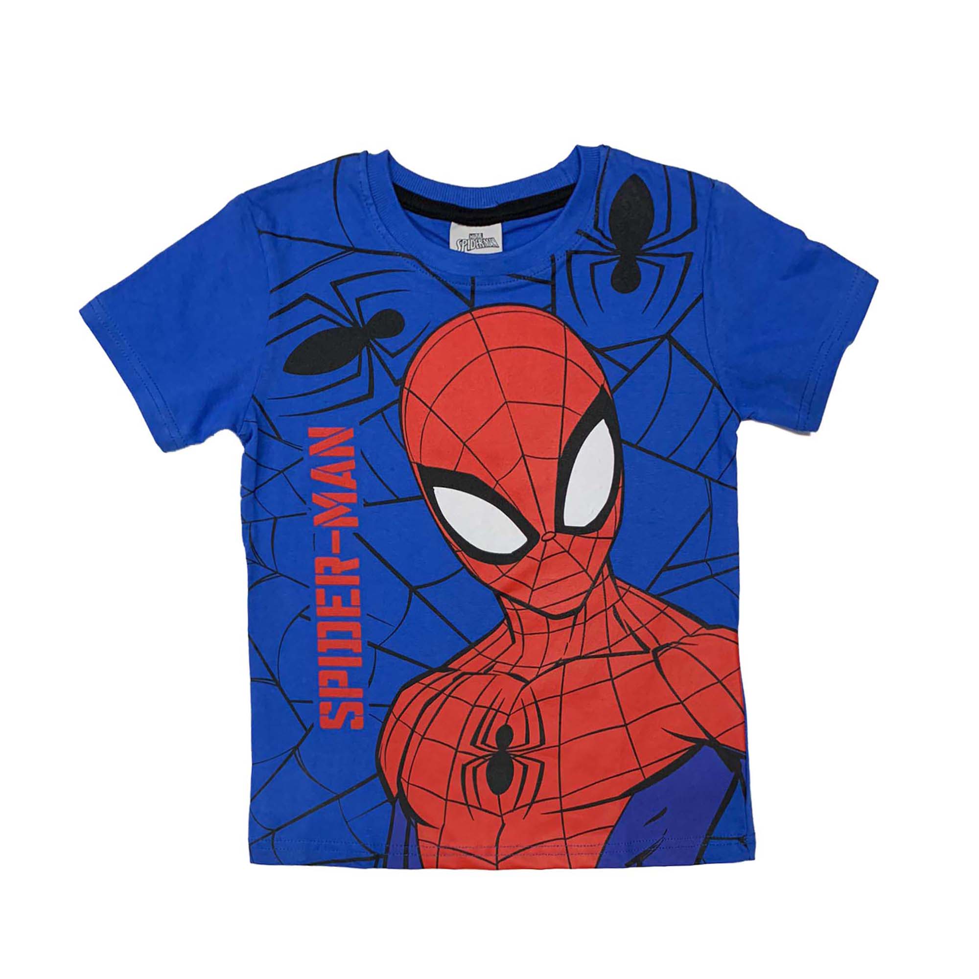 Maglietta Marvel Spiderman t-shirt bambino mezze maniche in cotone 4011