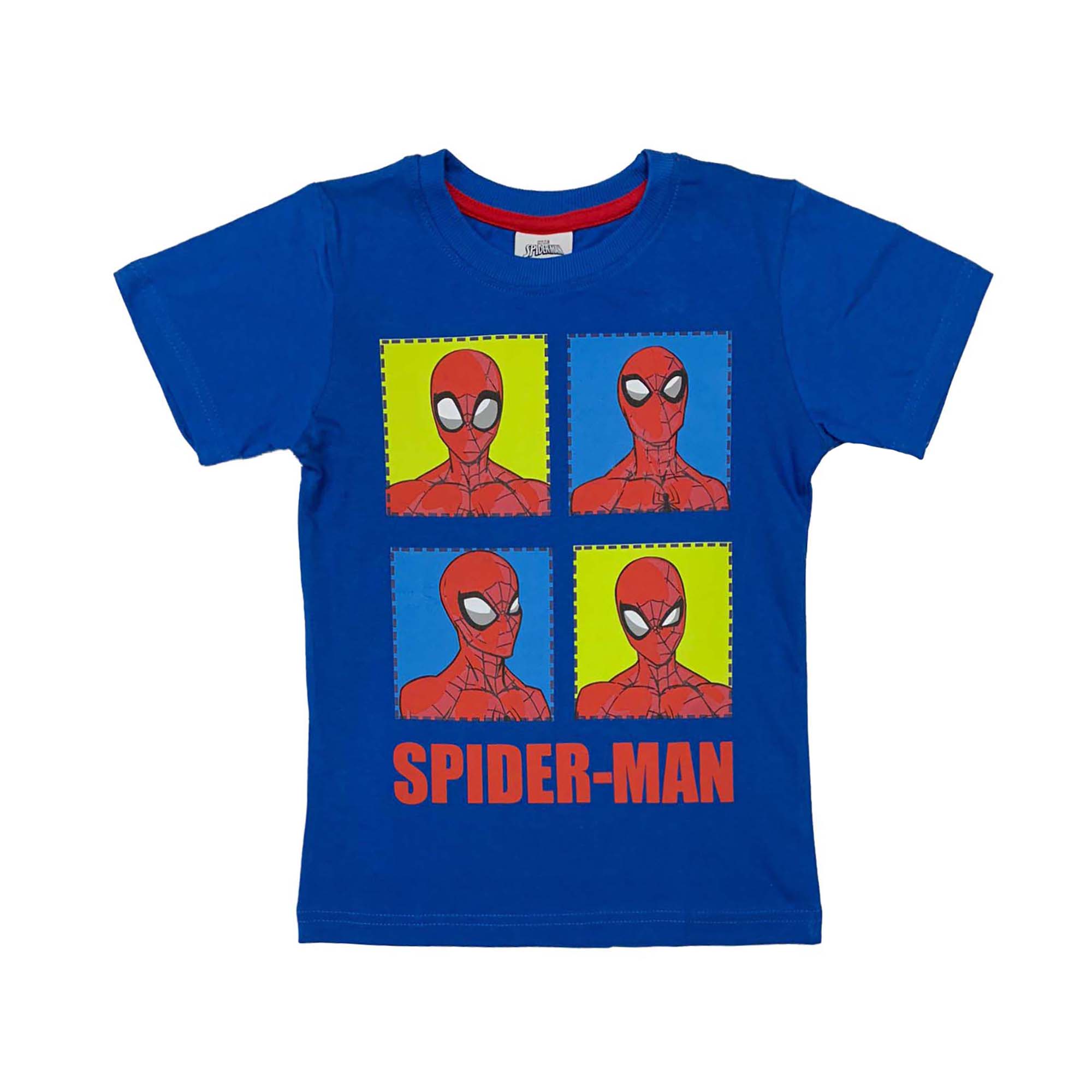 Maglietta Marvel Spiderman t-shirt bambino mezze maniche in cotone 4012