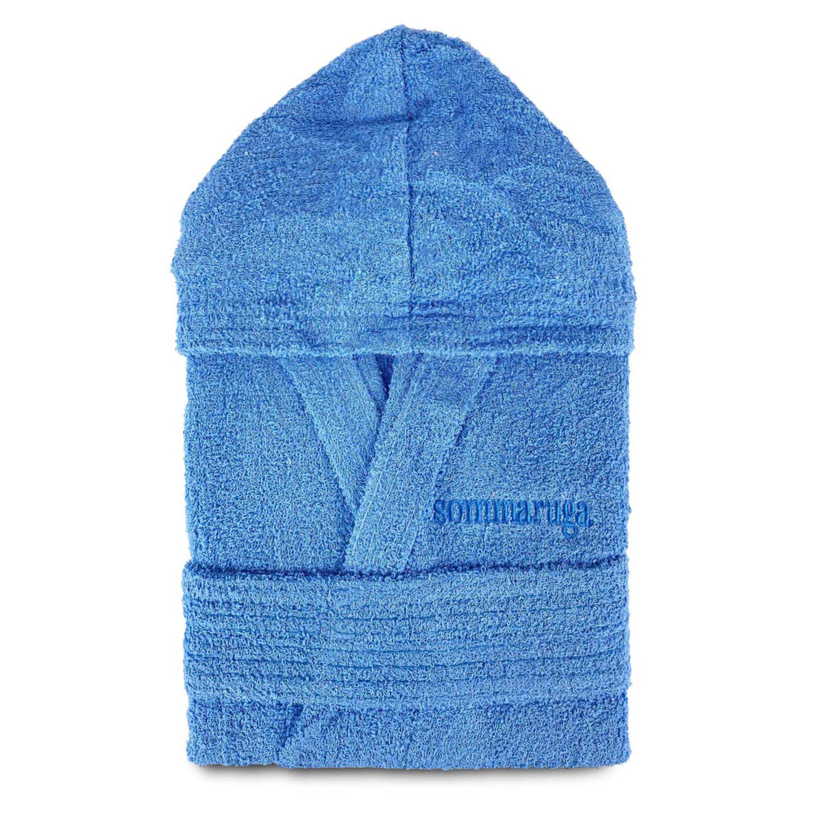 Sommaruga unisex bathrobe for men and women in 400g cotton terry and hood 4016