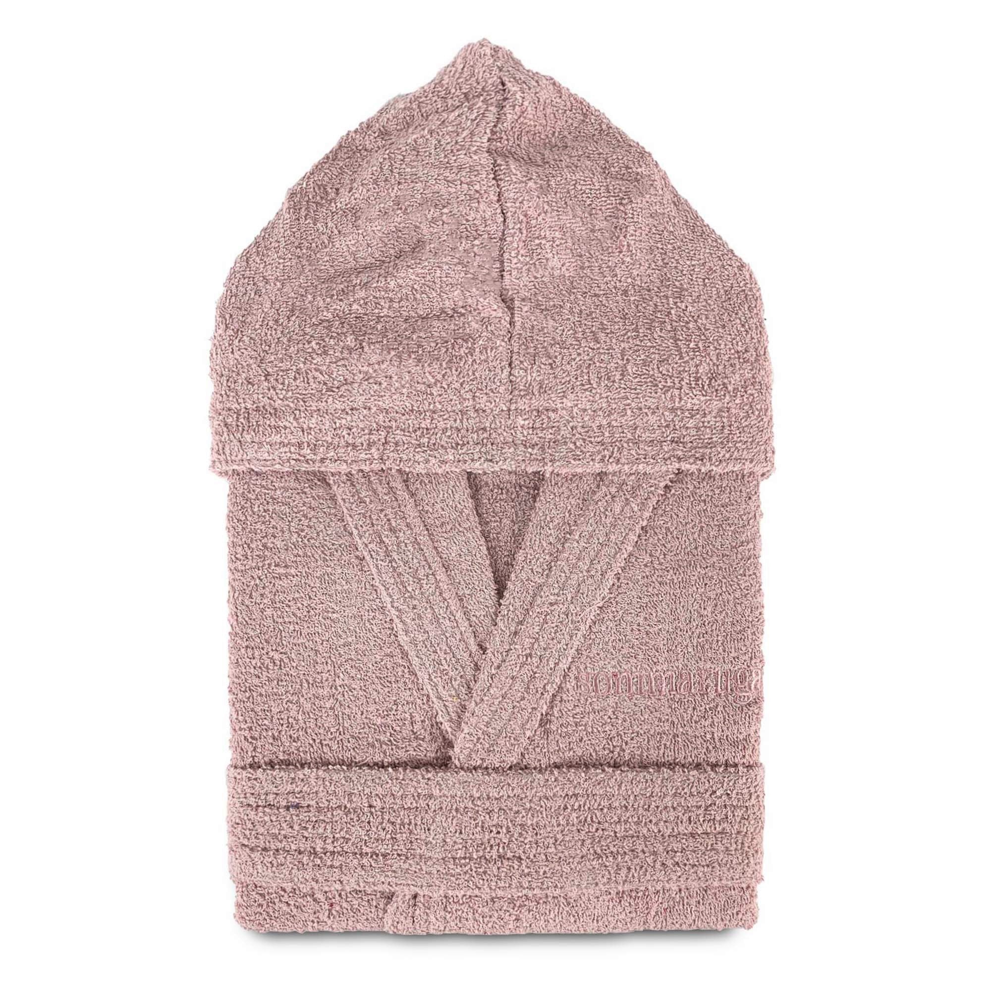 Accappatoio unisex uomo donna Sommaruga in spugna cotone 400gr e cappuccio 4016