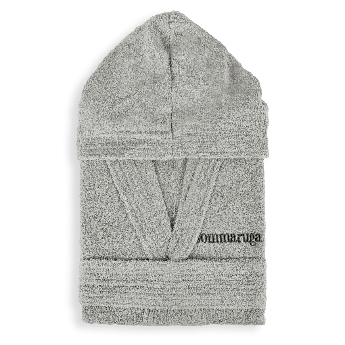 Sommaruga unisex bathrobe for men and women in 400g cotton terry and hood 4016