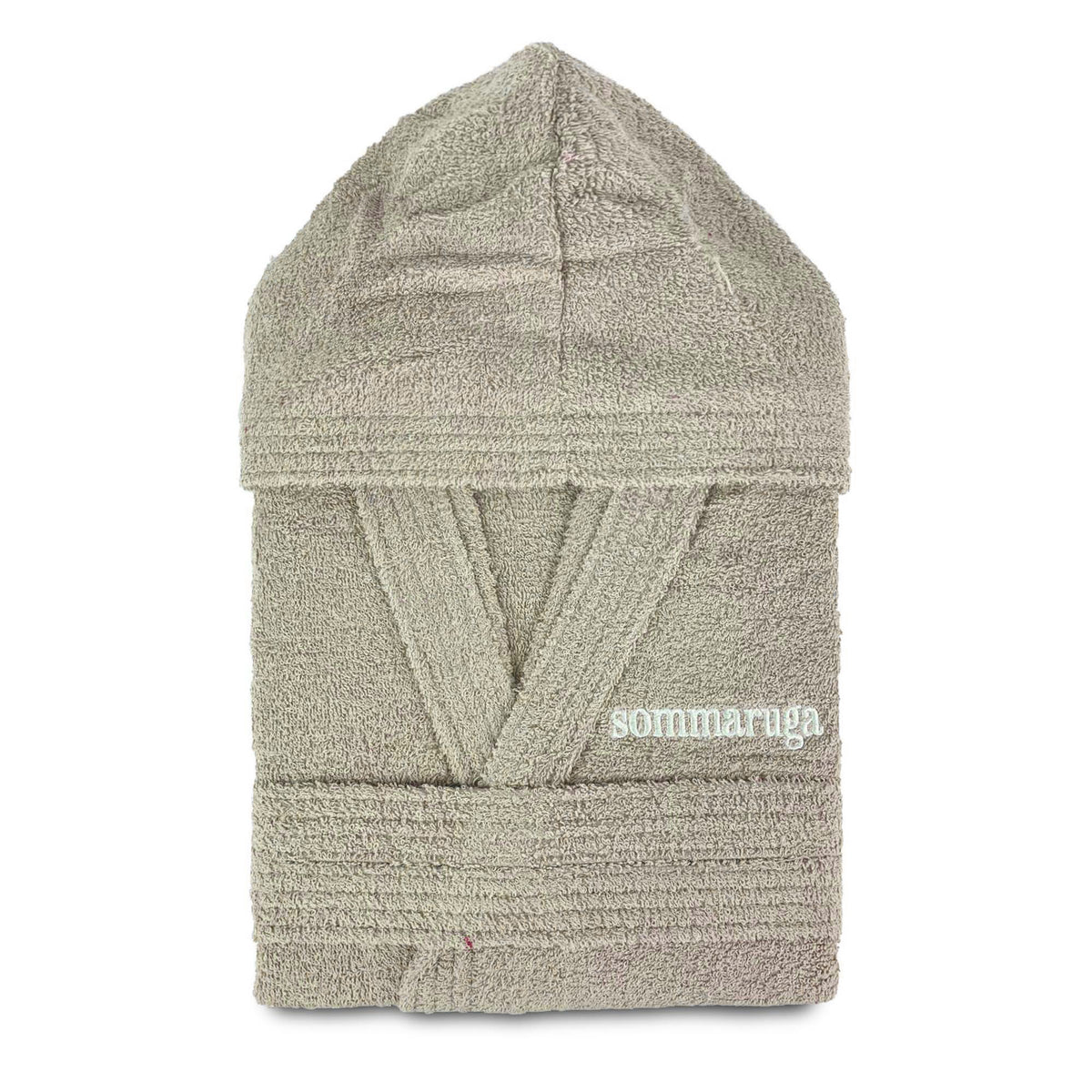 Sommaruga unisex bathrobe for men and women in 400g cotton terry and hood 4016