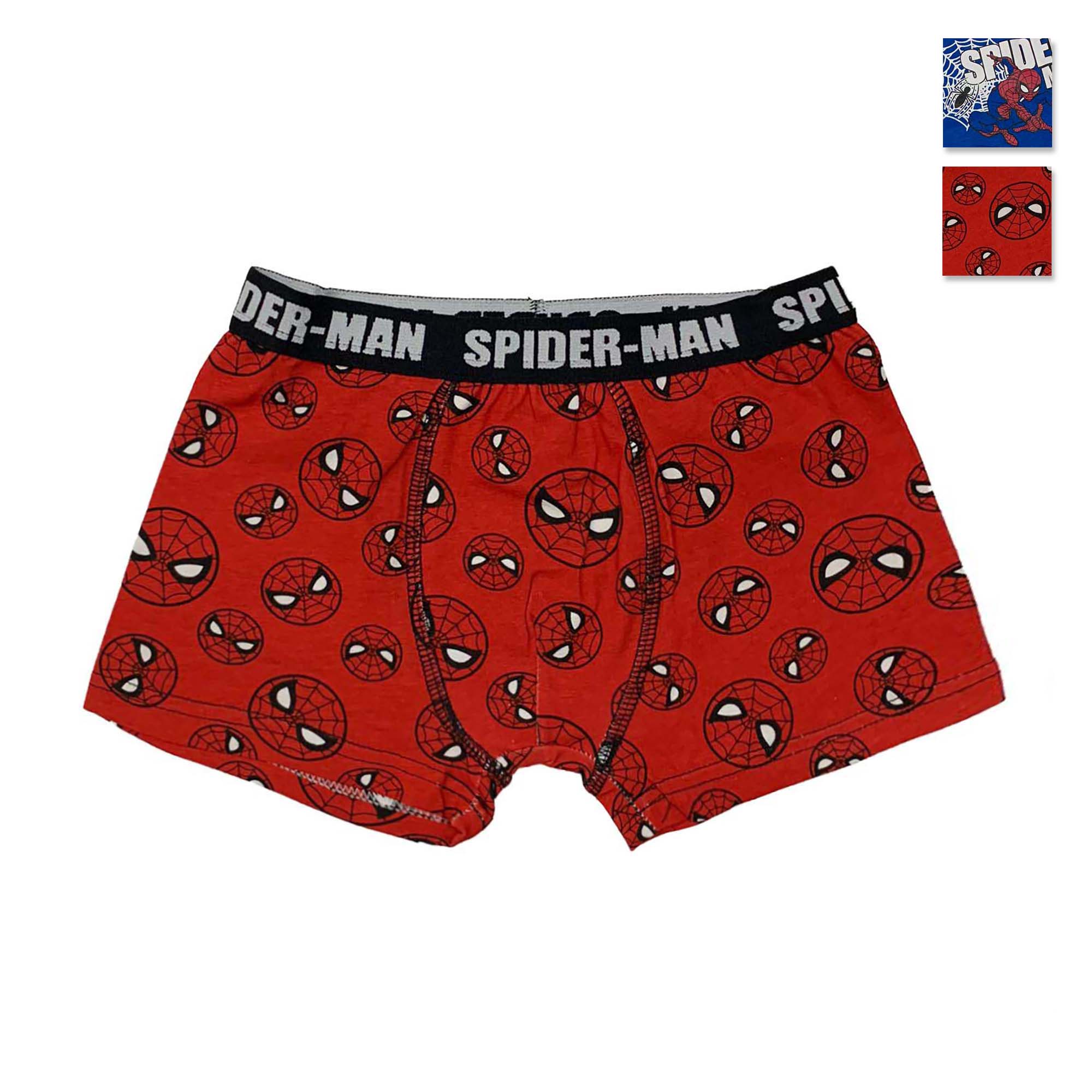 Boxer Marvel Spiderman bambino ragazzo ufficiale shorties mutandina intimo 4057