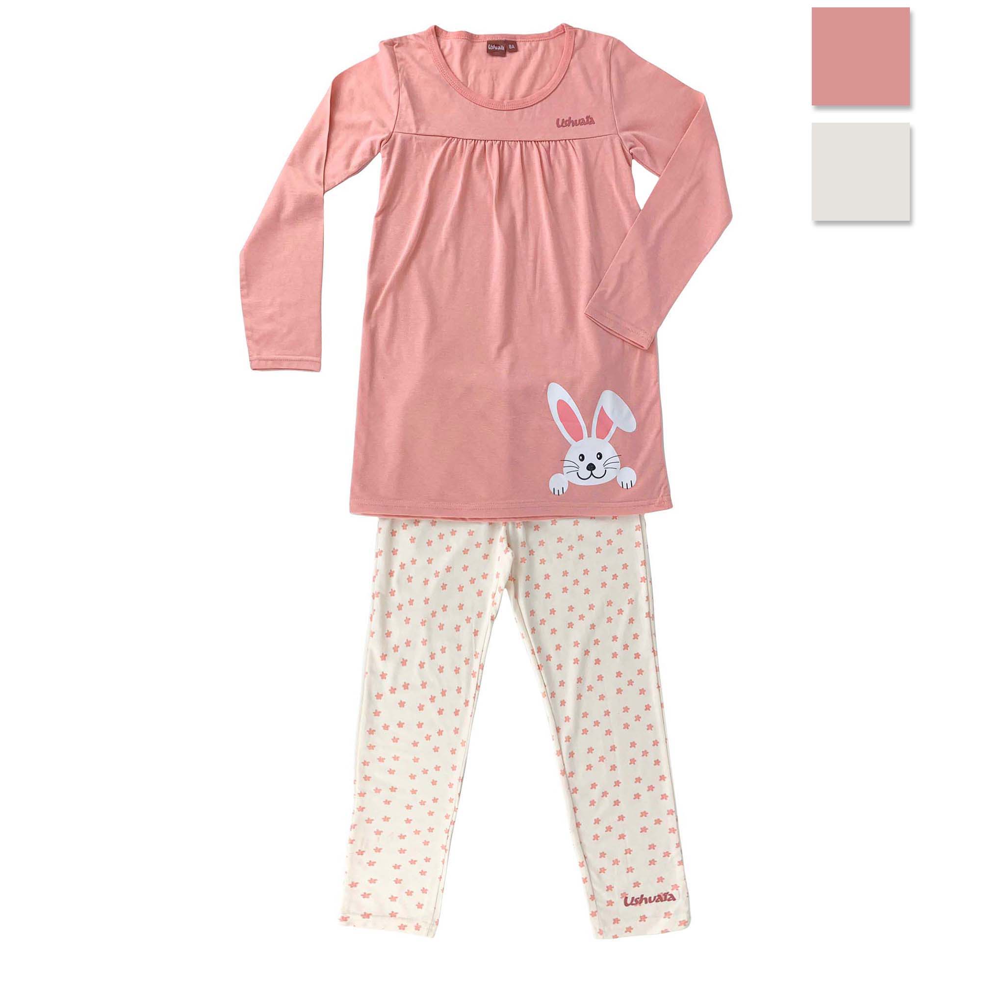 Pigiama bambina maniche lunghe Ushuaia primavera estate 2 pezzi 4061