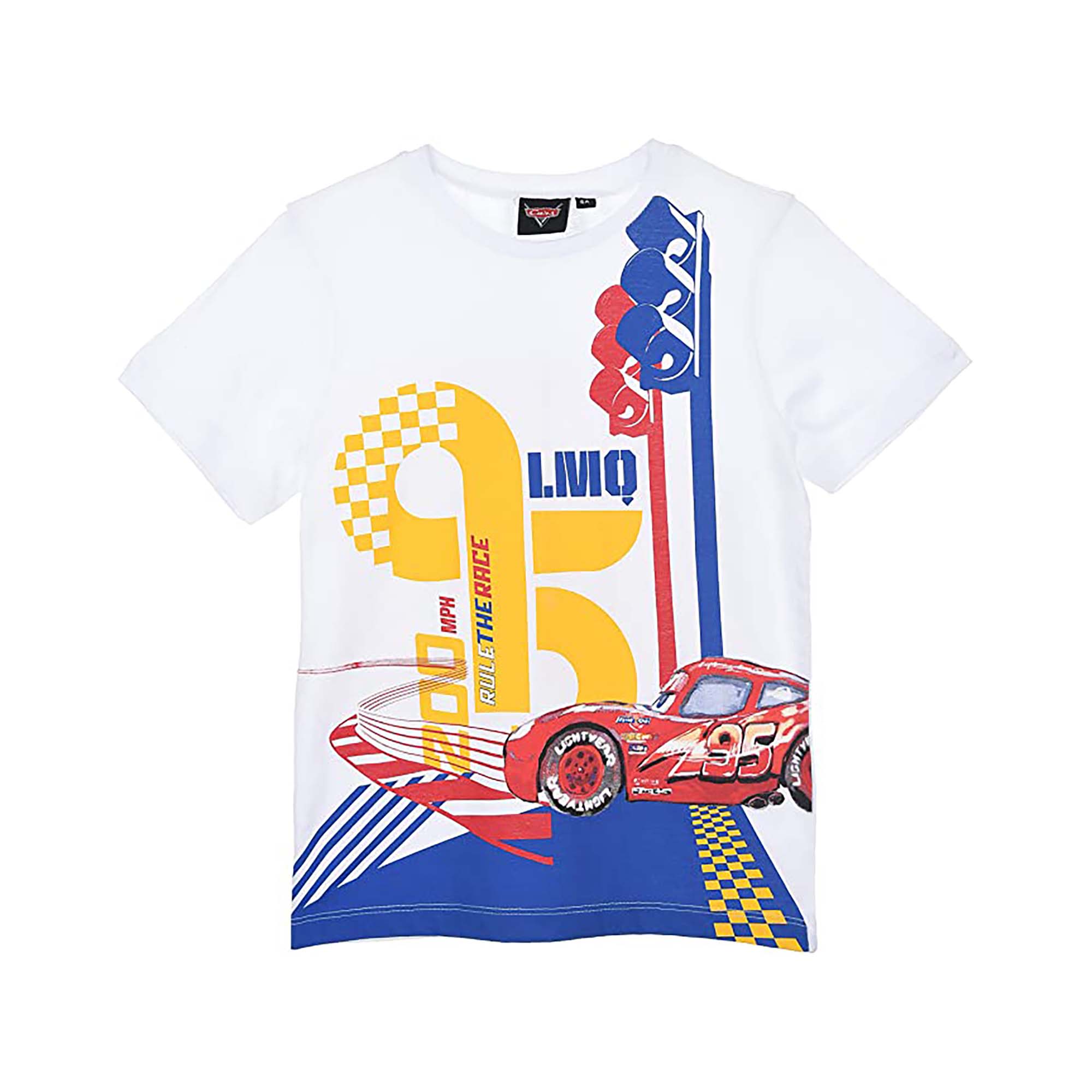 Maglietta Disney Cars t-shirt mezze maniche in cotone stampata bambino 4072